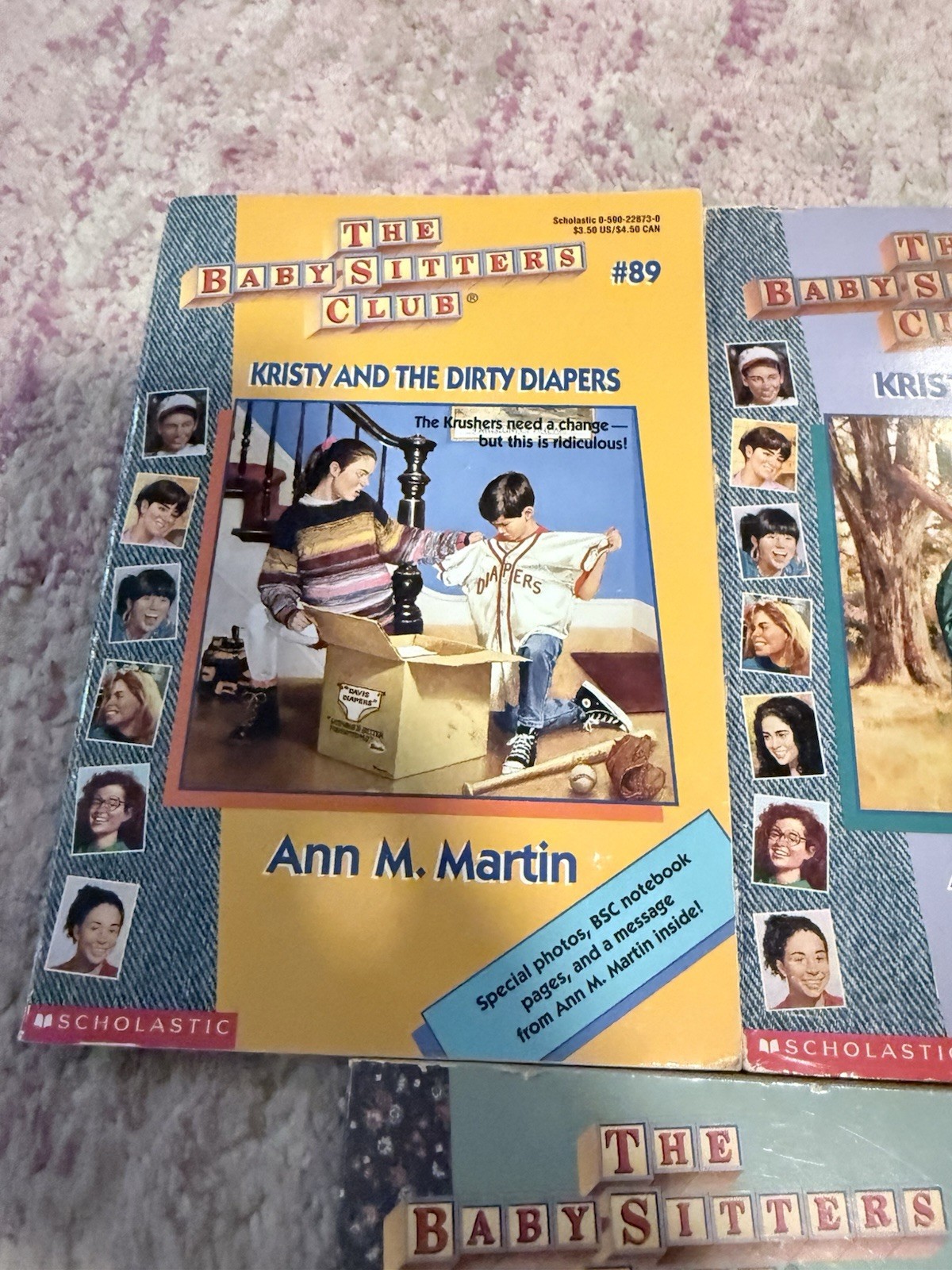 Lot Of 5 Vintage Babysitters Club Chapter Books #89, 95, 96, 102, 111 Scholastic