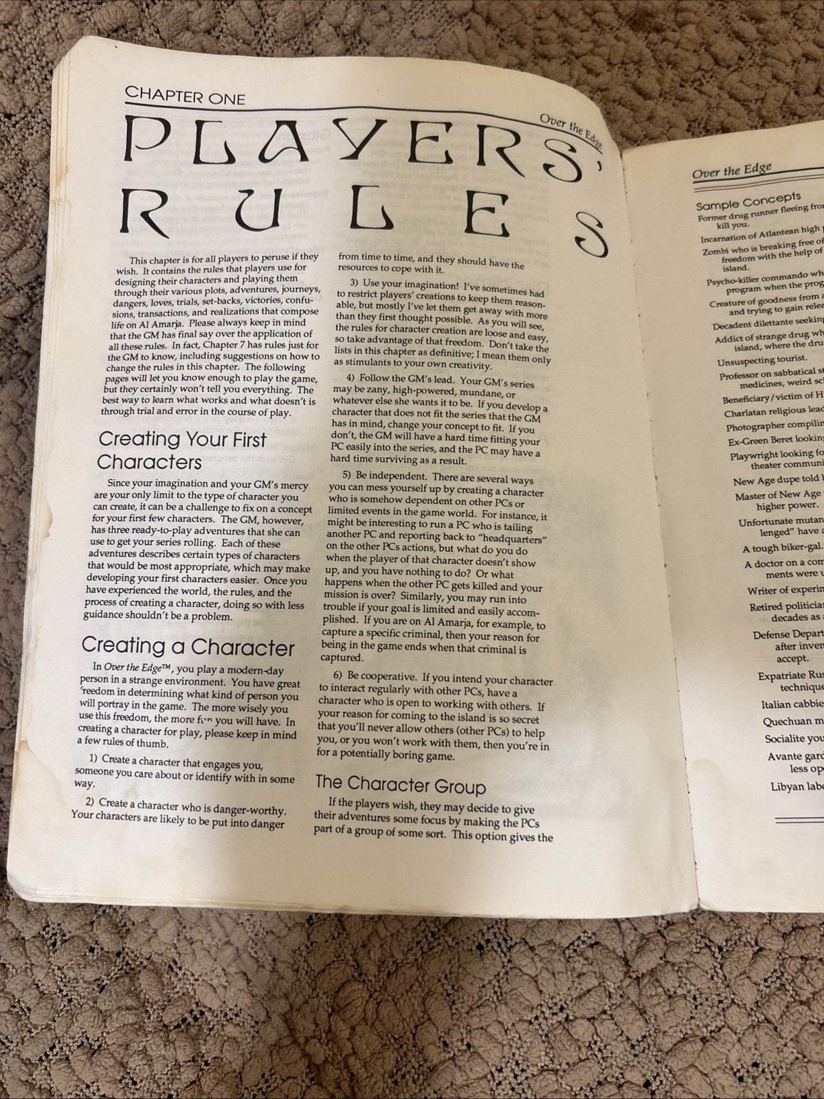 Atlas Games AG 2000 Jonathan TweetOver the Edge: Psychosurreal Roleplaying
