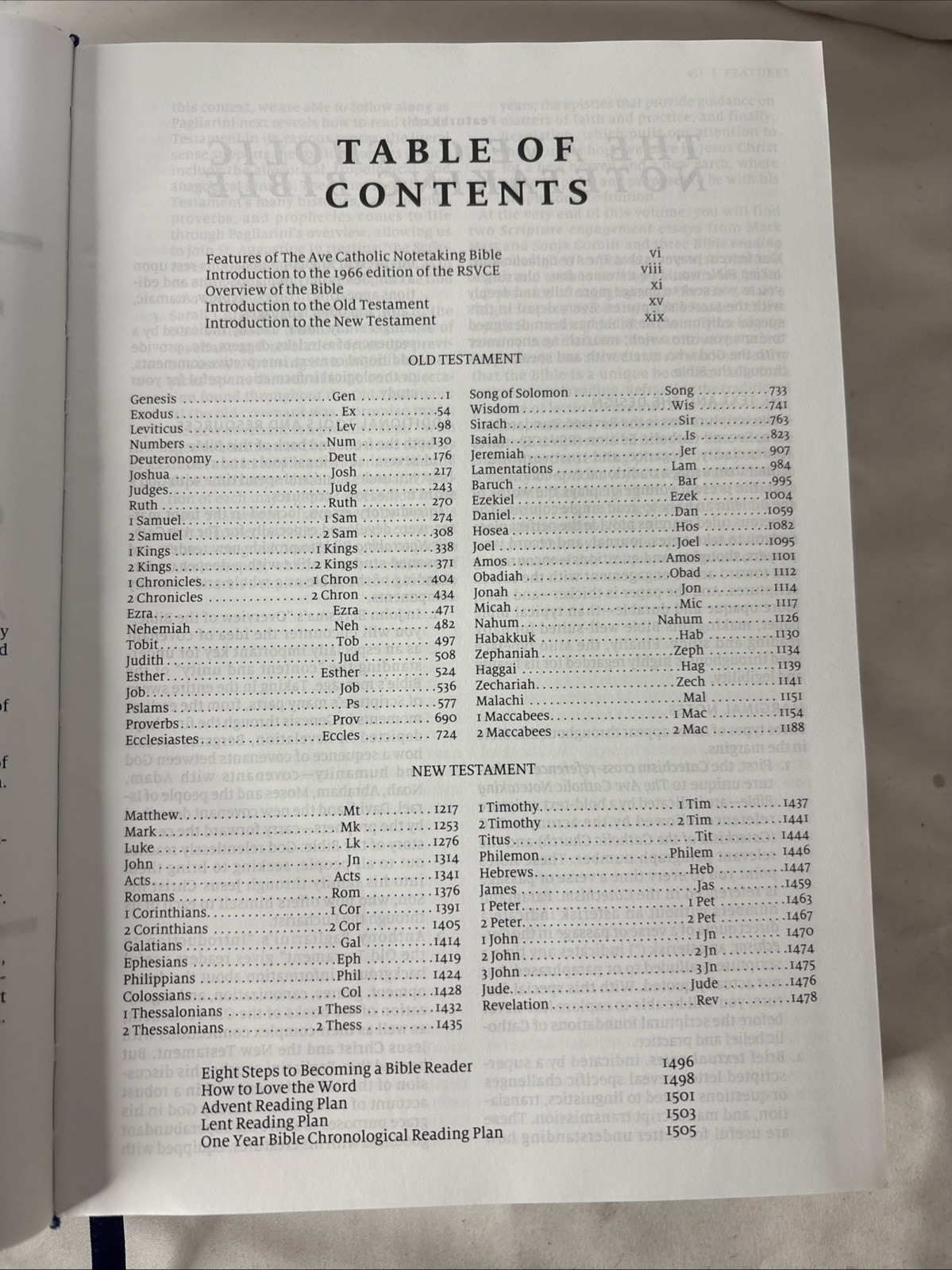 Ave Catholic Notetaking Holy Bible Ave Maria Press Revised Standard Second Ed