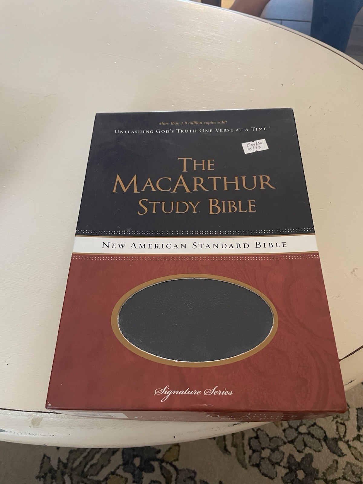 MacArthur Study Bible NASB Leather Thomas Nelson 2006 Revised Edition
