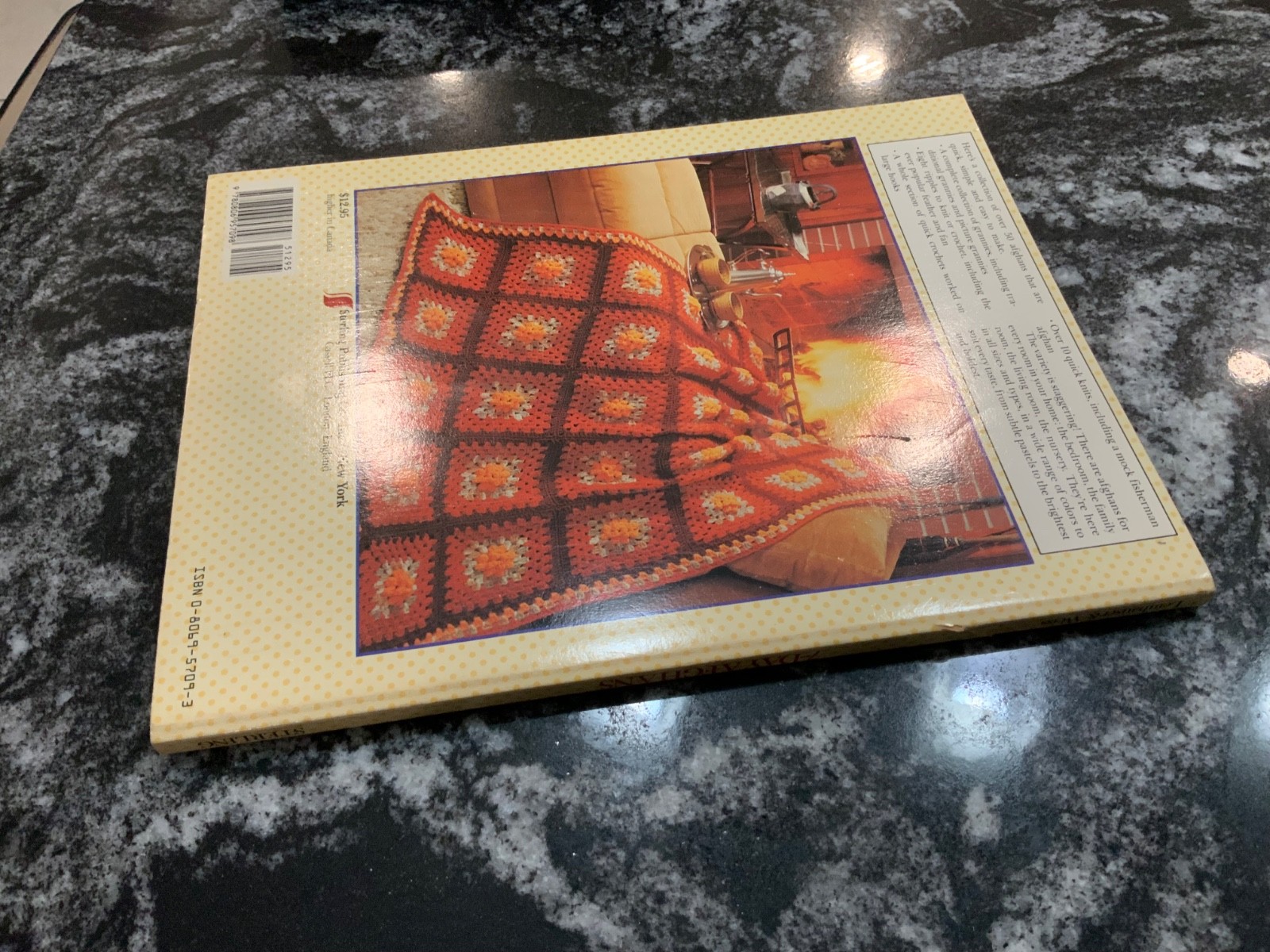 7-Day Afghans softcover book VTG 1985 JEAN LEINHAUSER & RITA WEISS