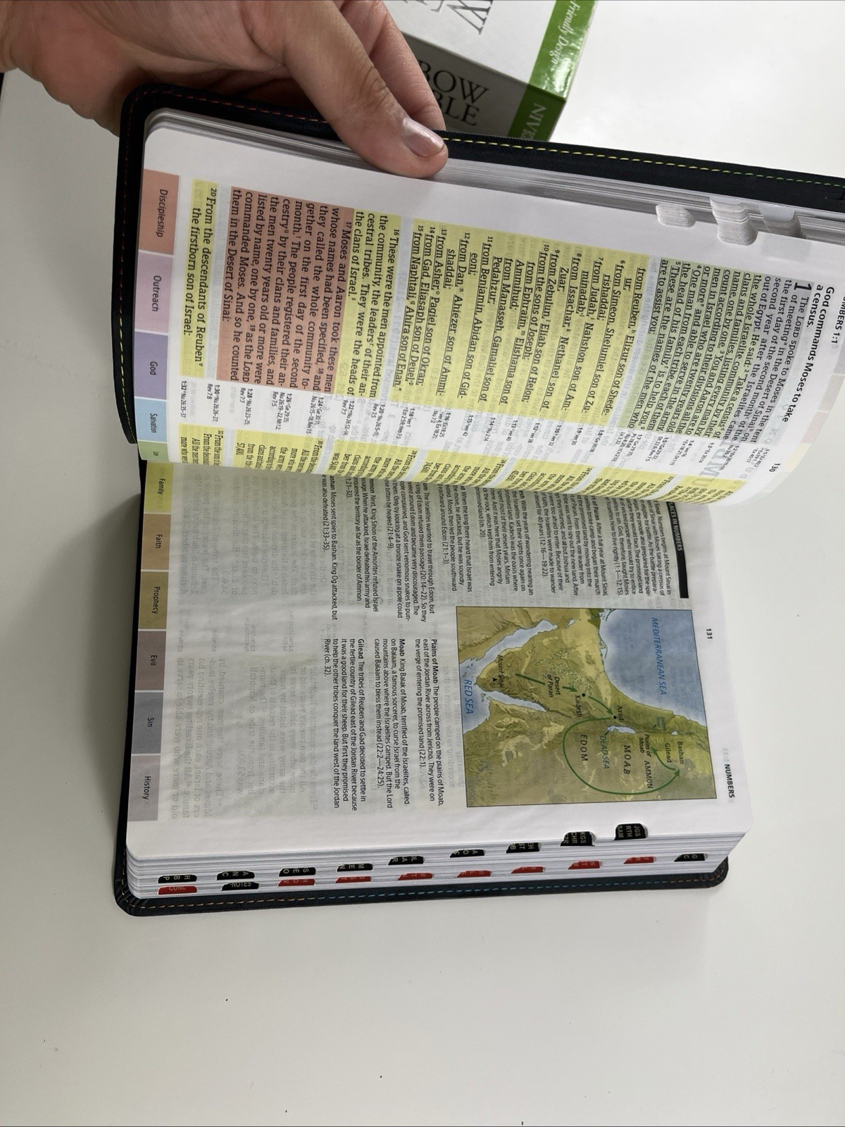 Holman Rainbow Study Bible NIV Edition: LeatherTouch Pierced Cross 2015