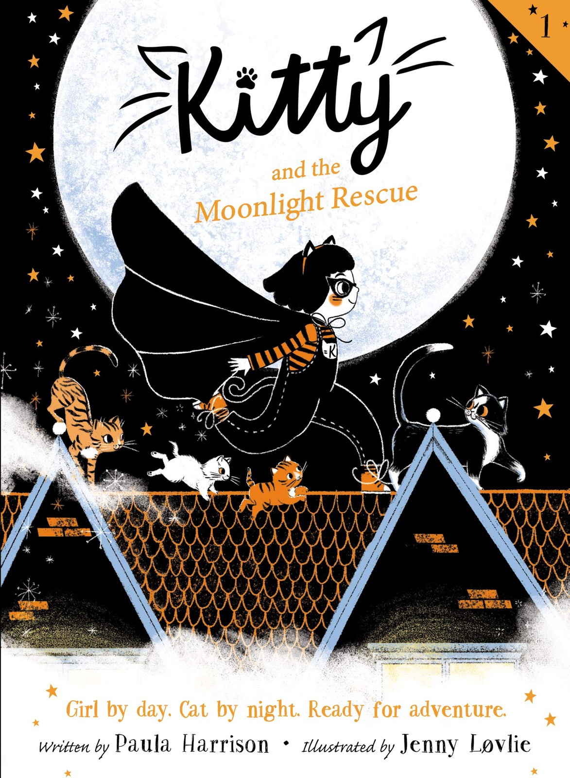 Kitty and the Moonlight Rescue – hardcover Lovlie, Jenny|Harrison, Paula