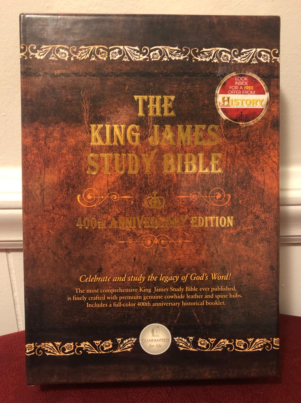 The King James Study Bible – 400th Anniversary Edition (Brown Genuine Leather)