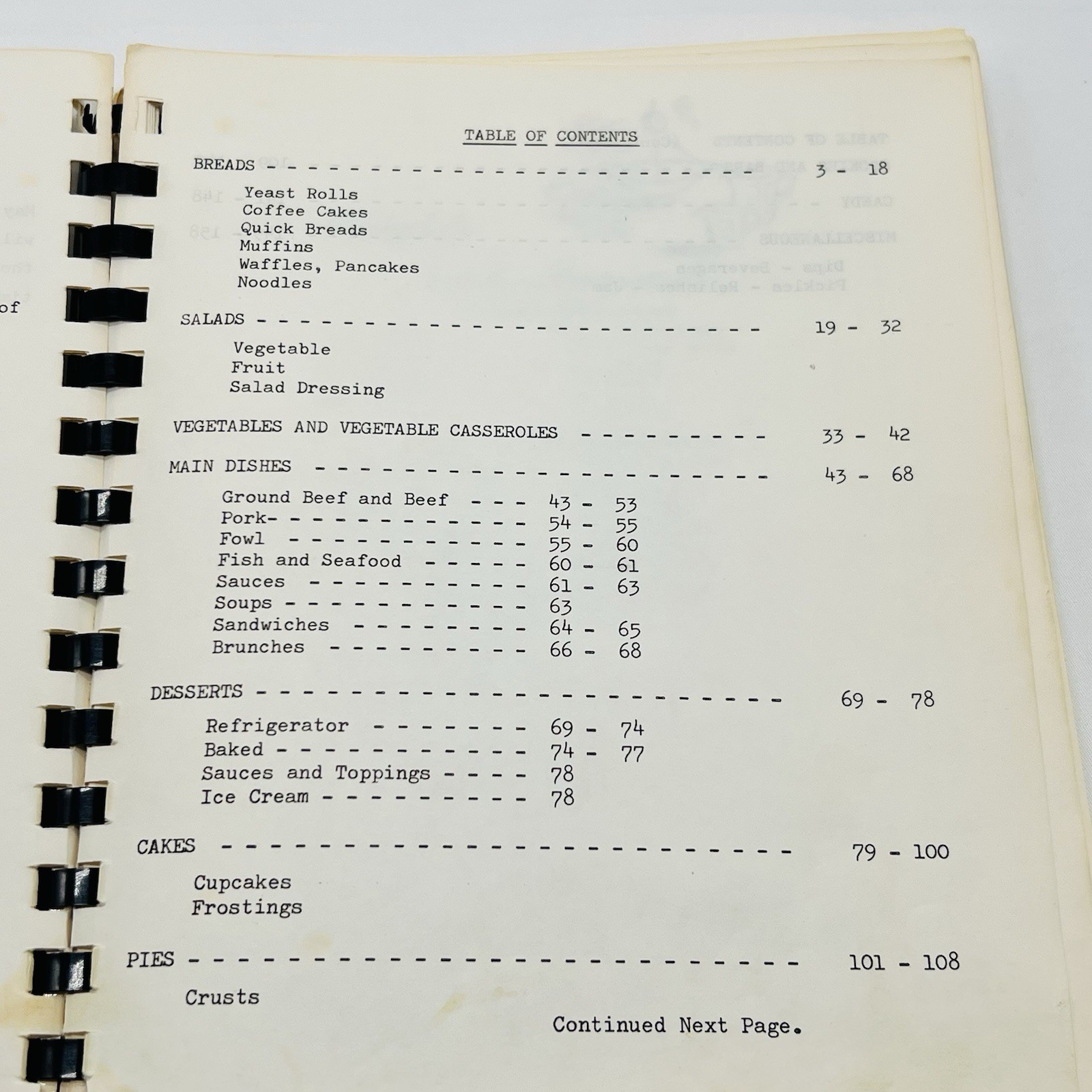 American Legion Auxiliary Cookbook Favorite Recipes 1978 Spiral Bound 158 Pages