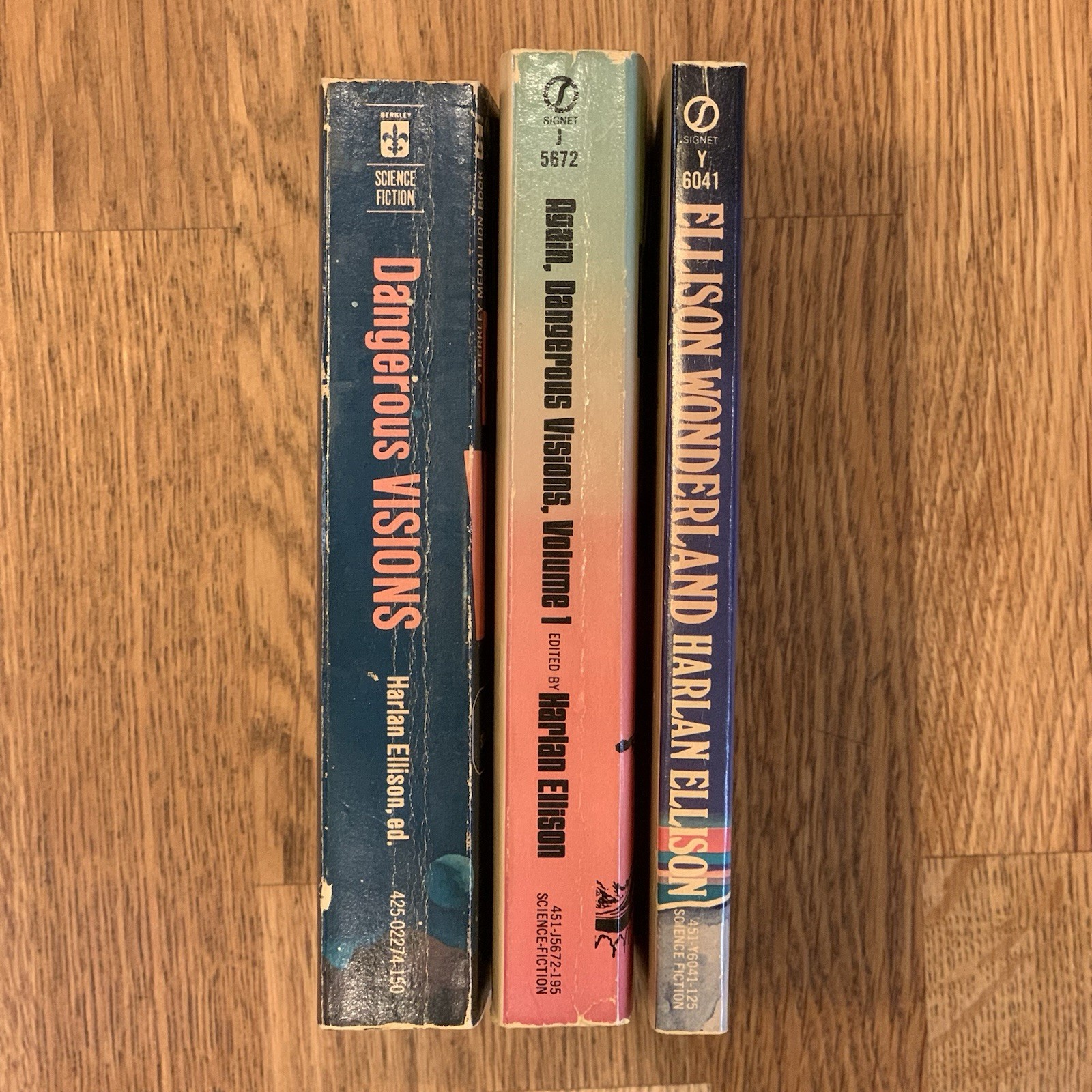 Harlan Ellison Mass Market Paperback LOT OF 3 – Vintage SF SHORT STORIES