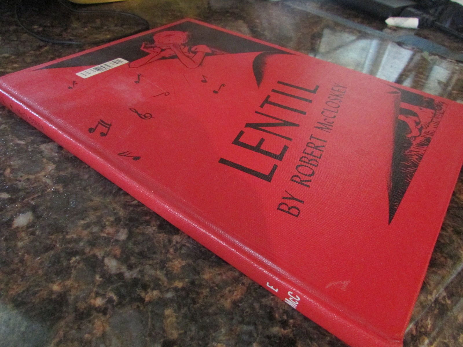 Lentil, by Robert McCloskey VINTAGE 1968 Ed -WONDERFUL Condition Hardcover