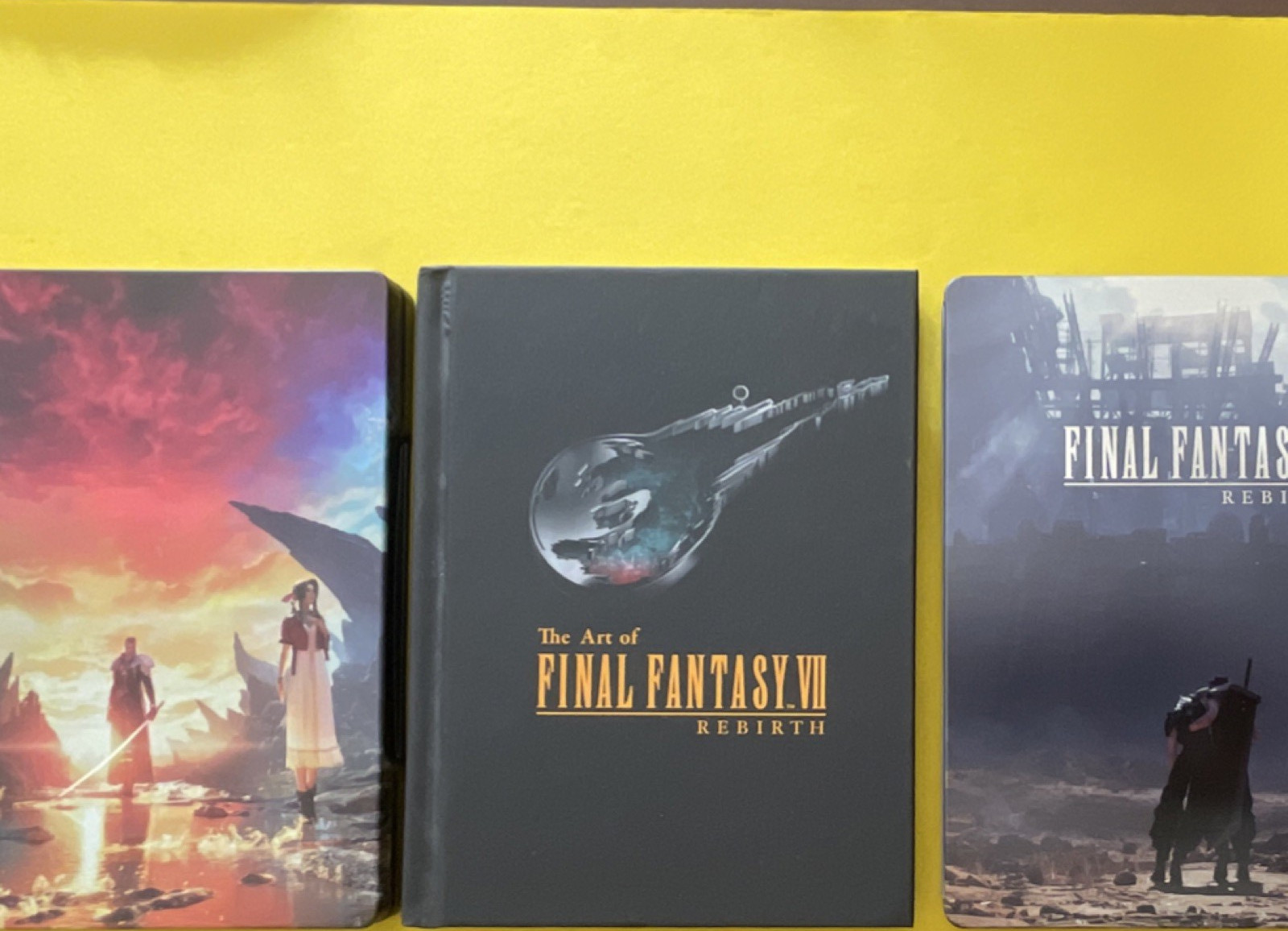 The Art of Final Fantasy VII Rebirth Hardcover Art Book and Two Steel Cases!