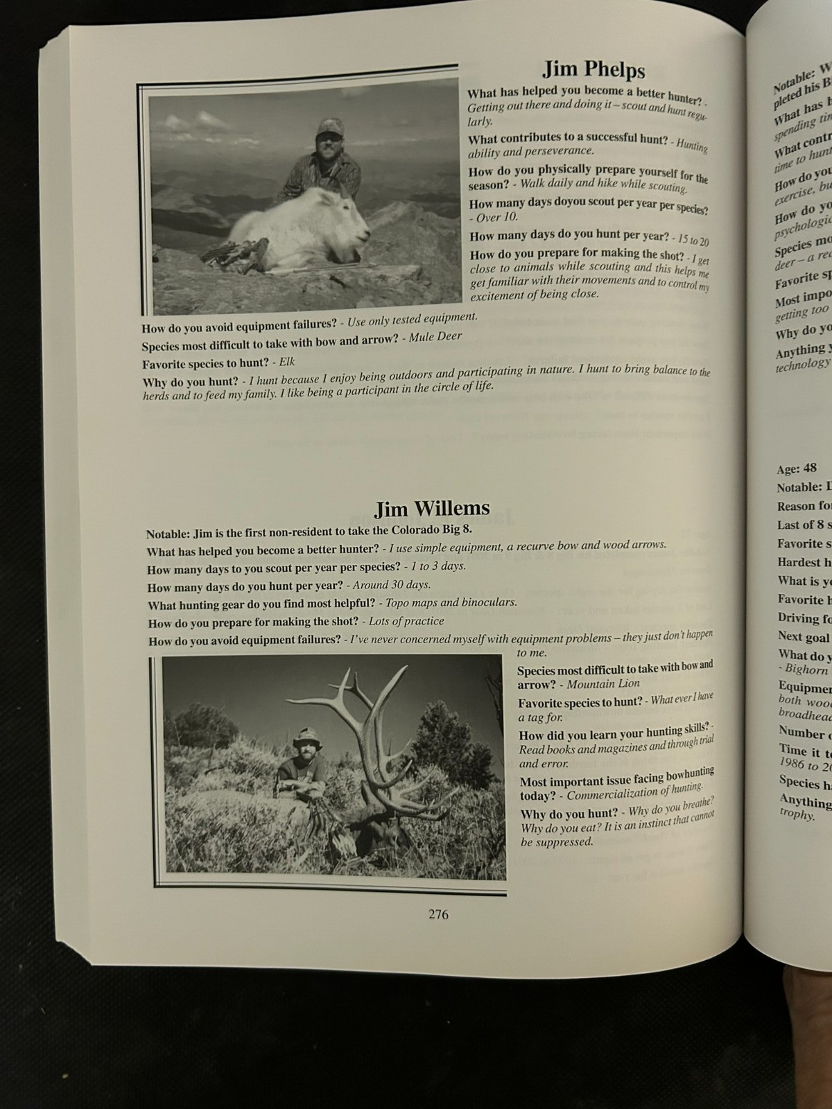 Colorado Bowhunting Records of Big Game Animals 5th Ed. paperback 364 pages