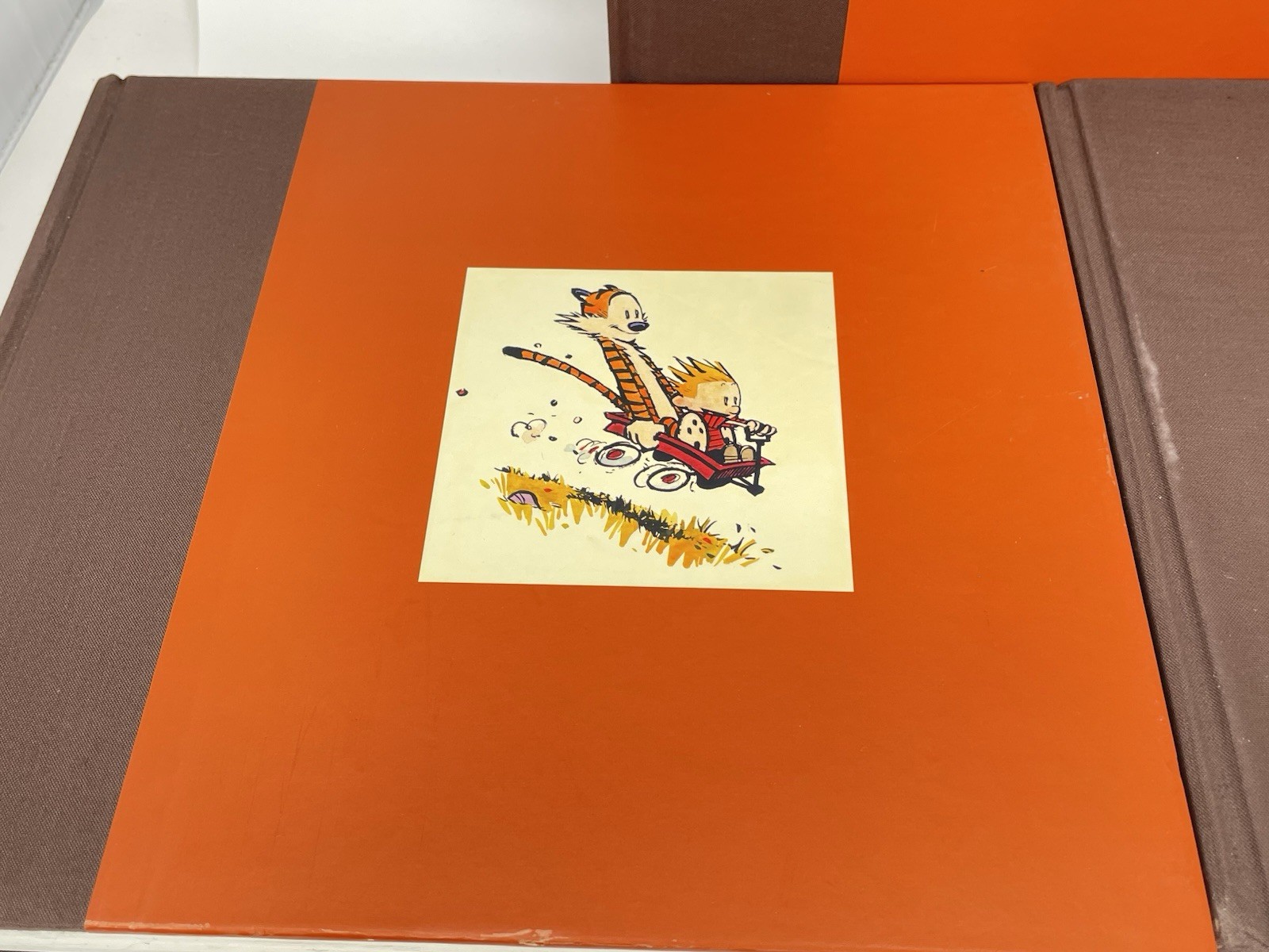 Vtg Complete Calvin and Hobbes 3 Volume Hardcover 1st Ed. Bill Watterson Cover