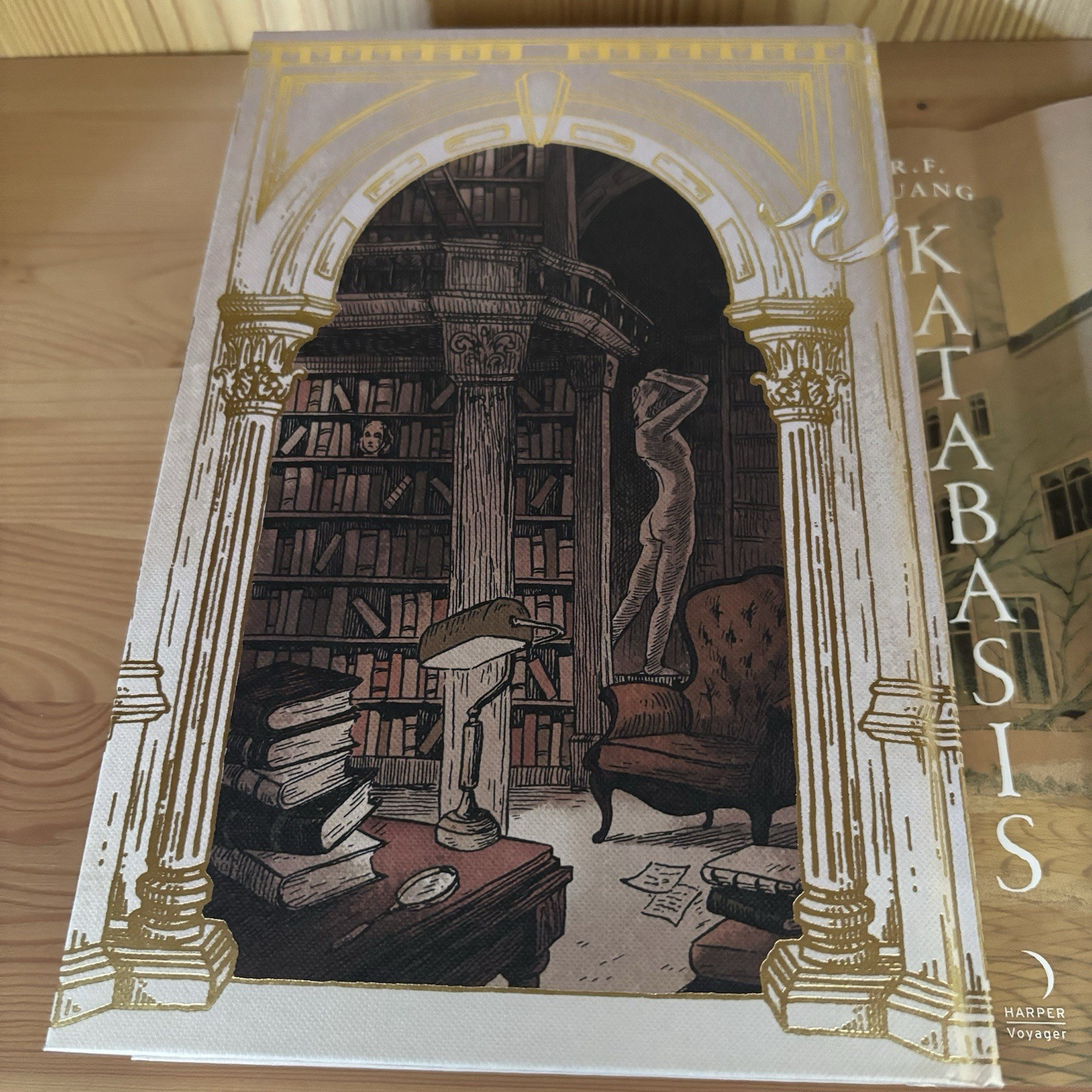 Fairyloot Exclusive Edition Katabasis by R. F. Kuang Hardcover Sprayed Edges