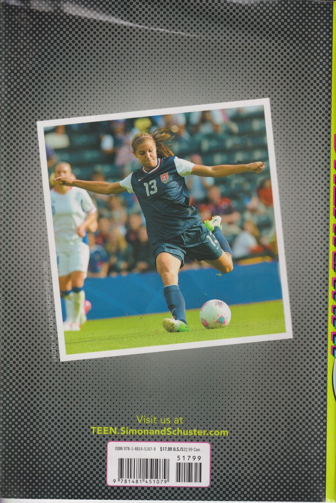 Breakaway – Beyond the Goal by Alex Morgan (Hardcover:Age 12 and Up, Sports, S
