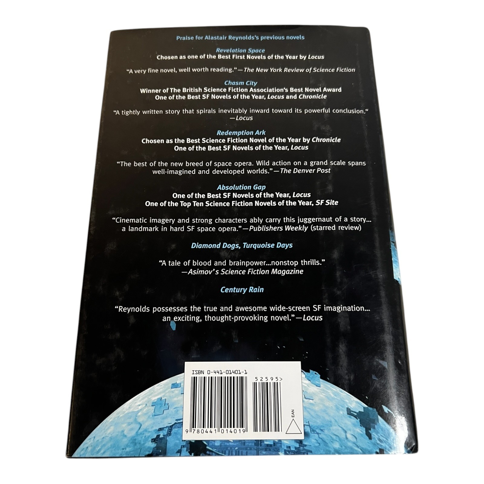 Pushing Ice Alastair Reynolds Hardcover Sci Fi Space Opera Book
