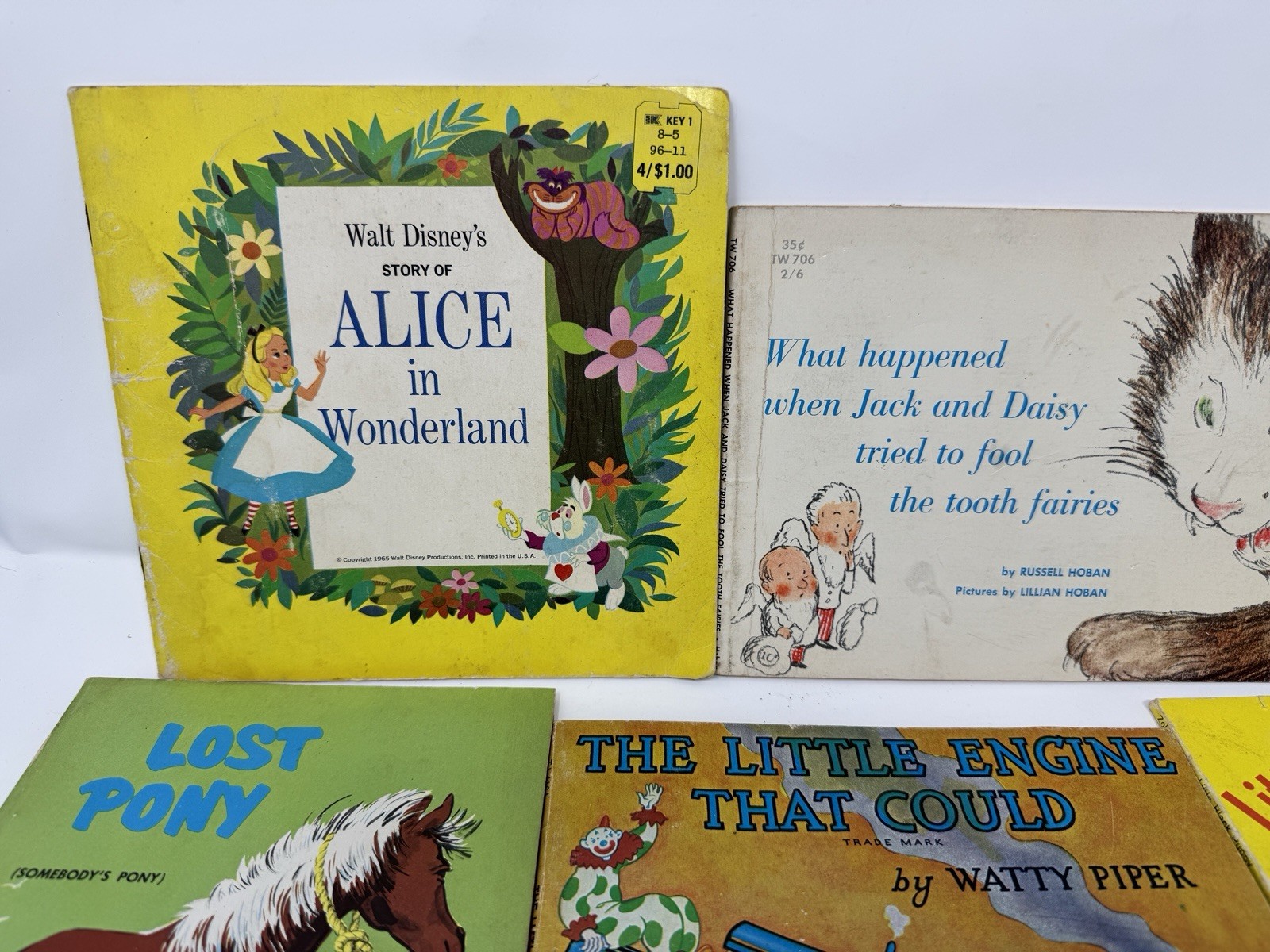 10 Childrens Books VTG 60s-70s Lot Scholastic Troll Xerox Golden Press Readers