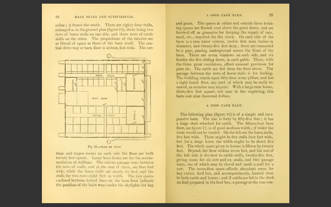 Barn Plans and Outbuildings: 257 Illustrations (1881 Edition) PDF E-Book CD-ROM