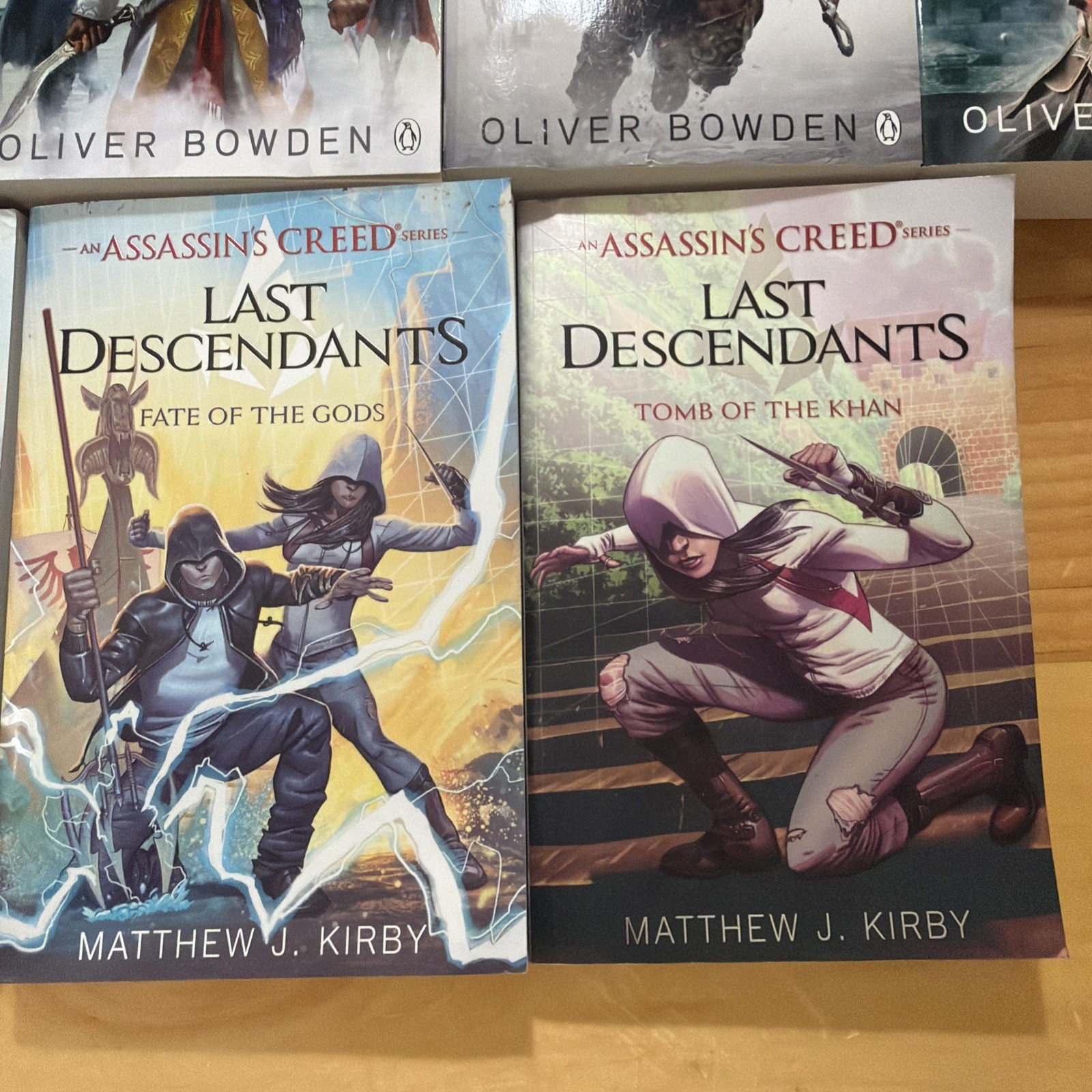 Assassin’s Creed 17 Novel Lot PB Books – Oliver Bowden Kirby Leisheng Preowned