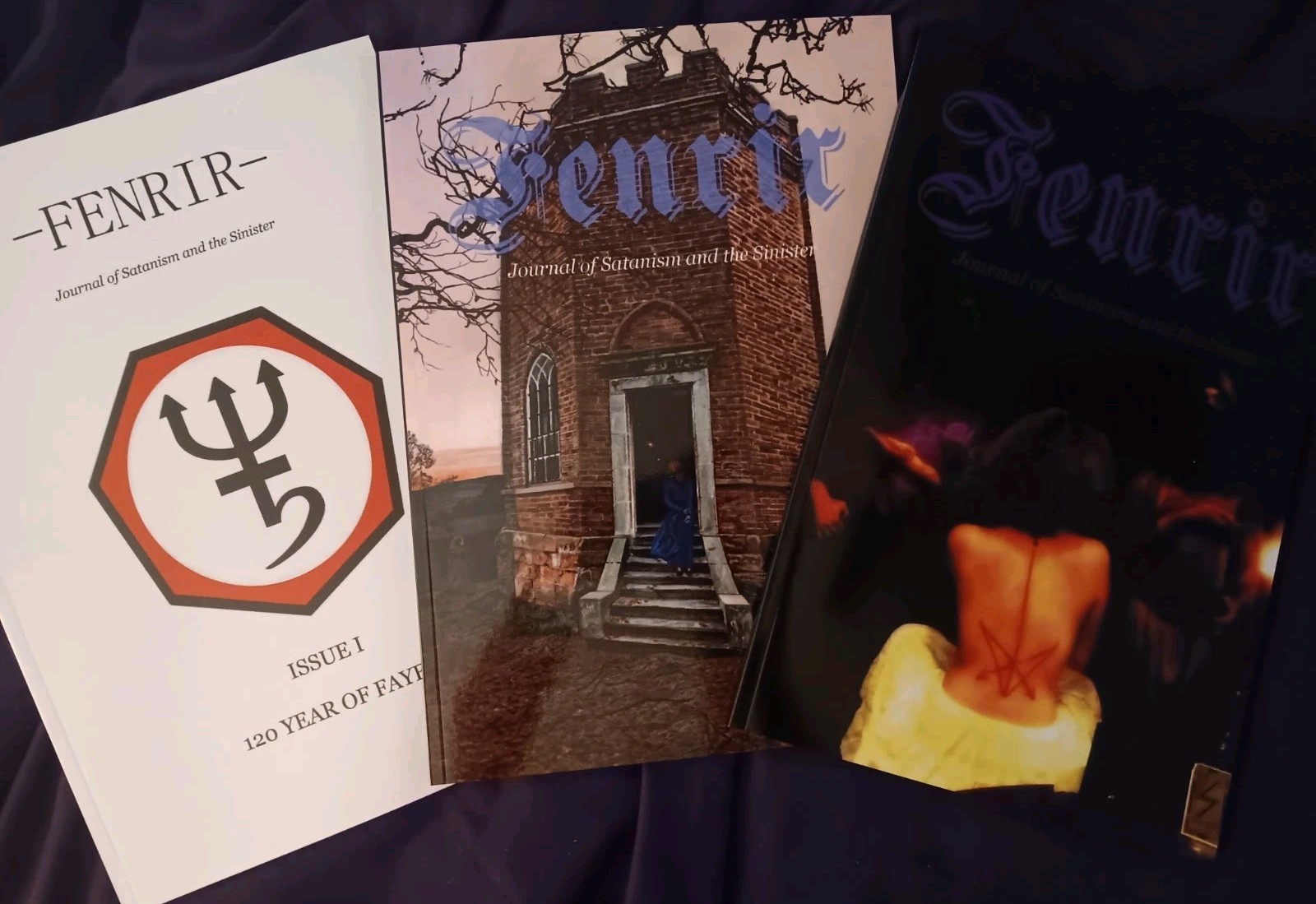 fenrir Heresy Press vol 120, 123, 125yf Order of nine angles Satanism o9a Wsa352