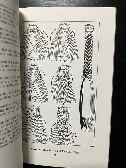 Leather Braiding by Bruce Grant Illustrated by Larry Spinelli 1961 Softcover