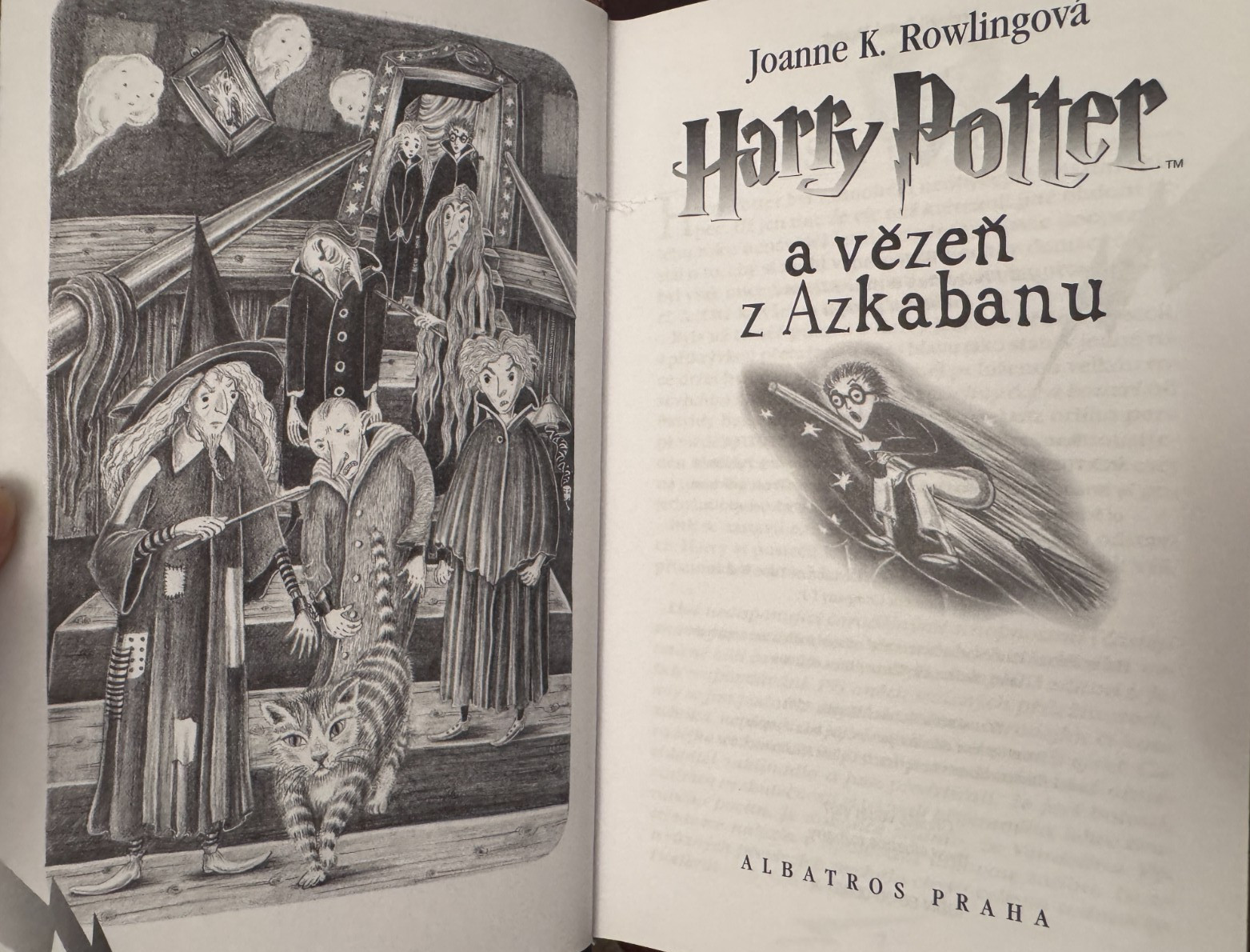 Czech Translation, Harry Potter and the Prisoner of Azkaban, HC, JK Rowling