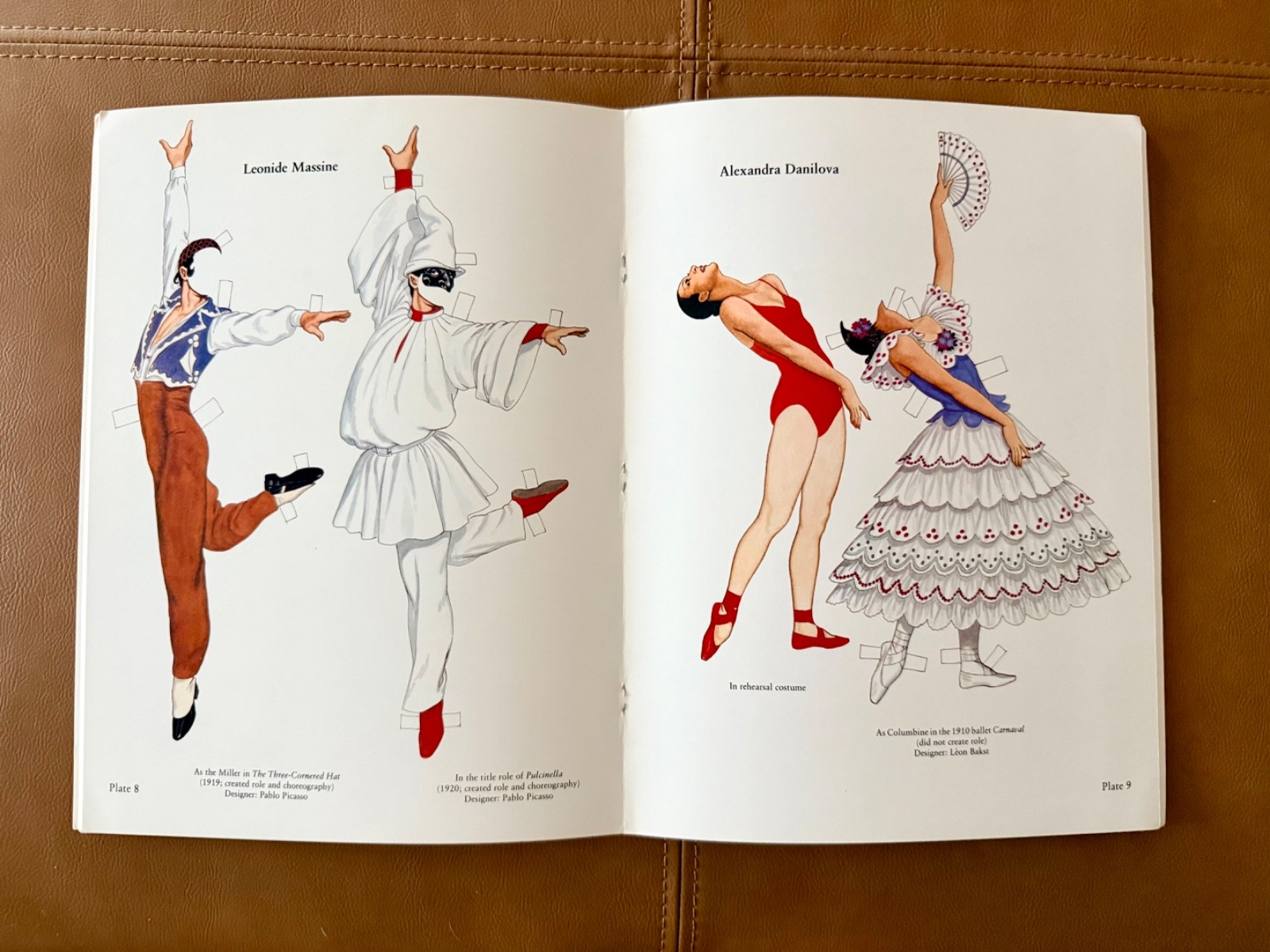 UNCUT Ballet Paper Dolls Lot 3, Tom Tierney, Ballets Russes, Pavlova, Nijinsky