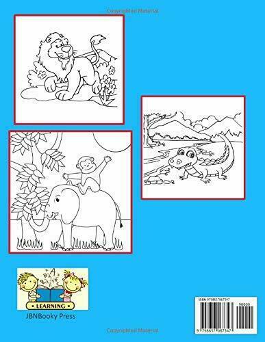 Animals Coloring Book 45 pages to color (Paperback)