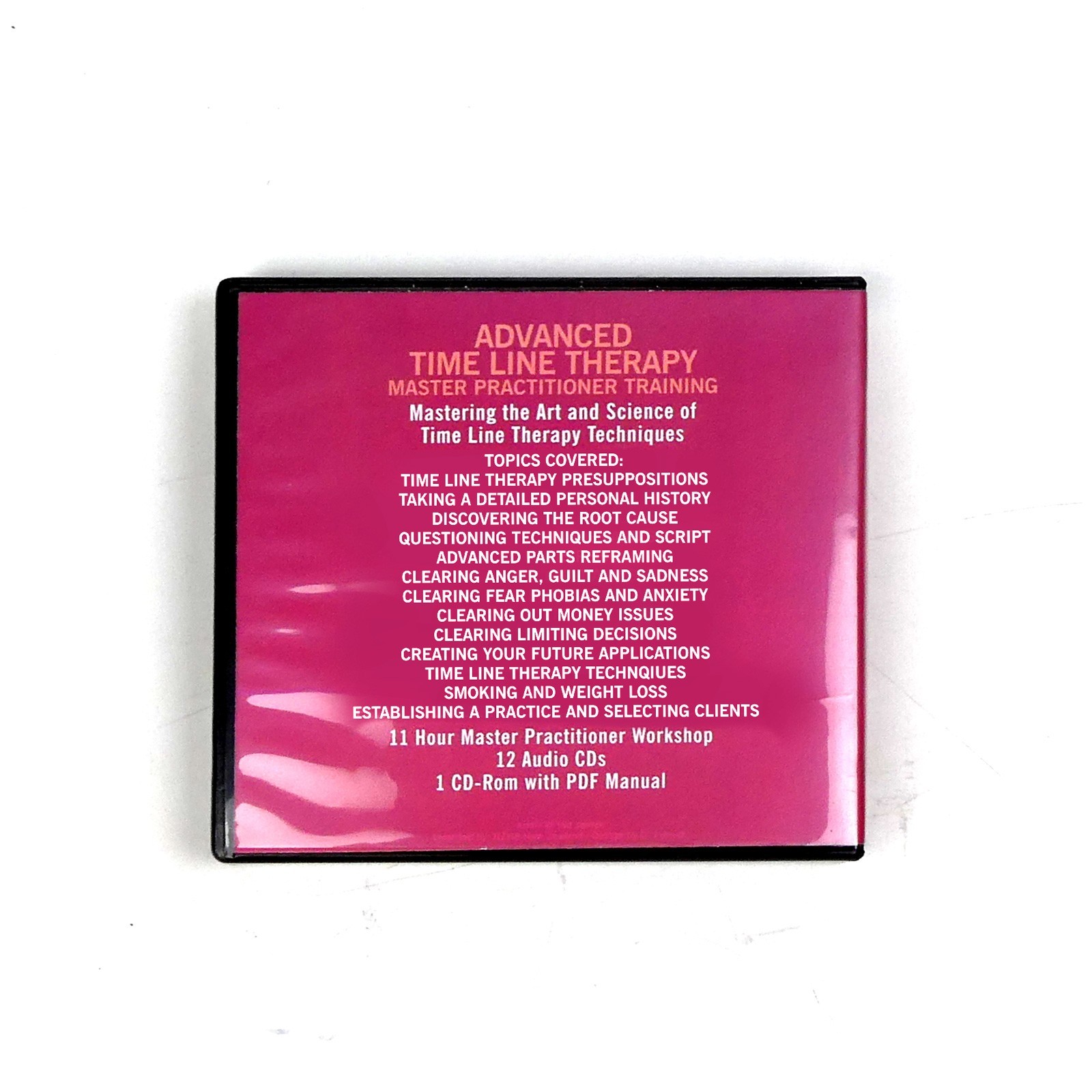 ADVANCED TIME LINE THERAPY MASTER PRACTITIONER 12 CDs Hypnosis NLP Techniques