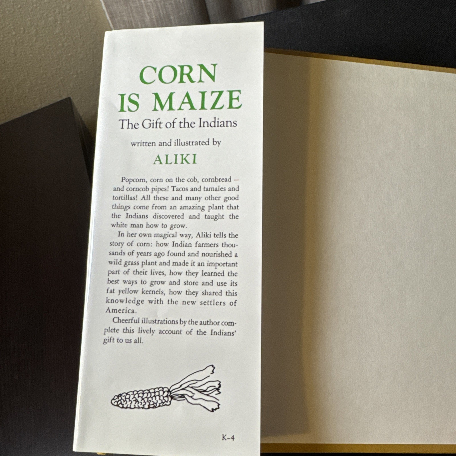 Corn Is Maize | The Gift of the Indians | by Aliki | HC/DJ