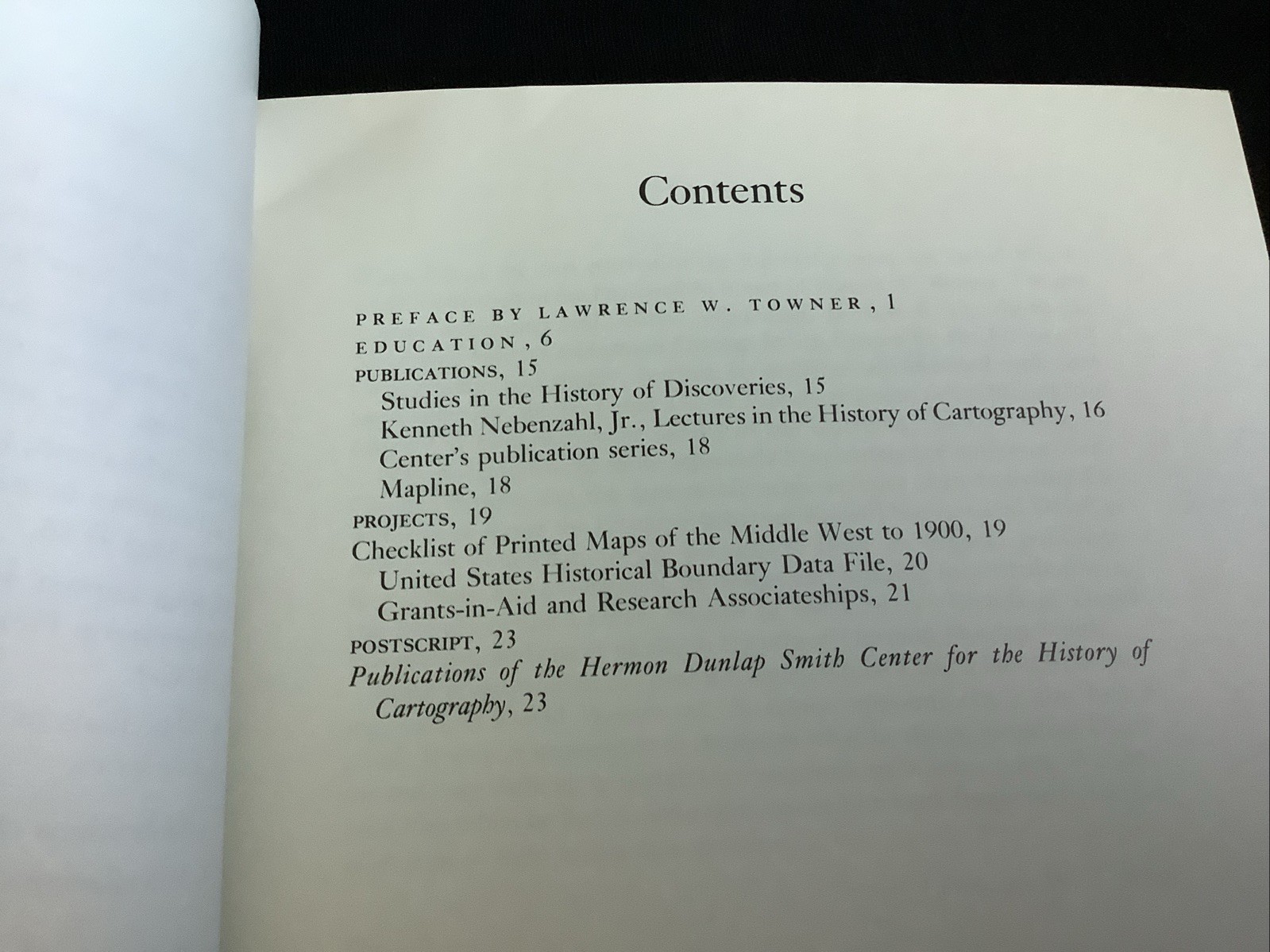 The Hermon Dunlap Smith Center for the History of Cartography: The First Decade