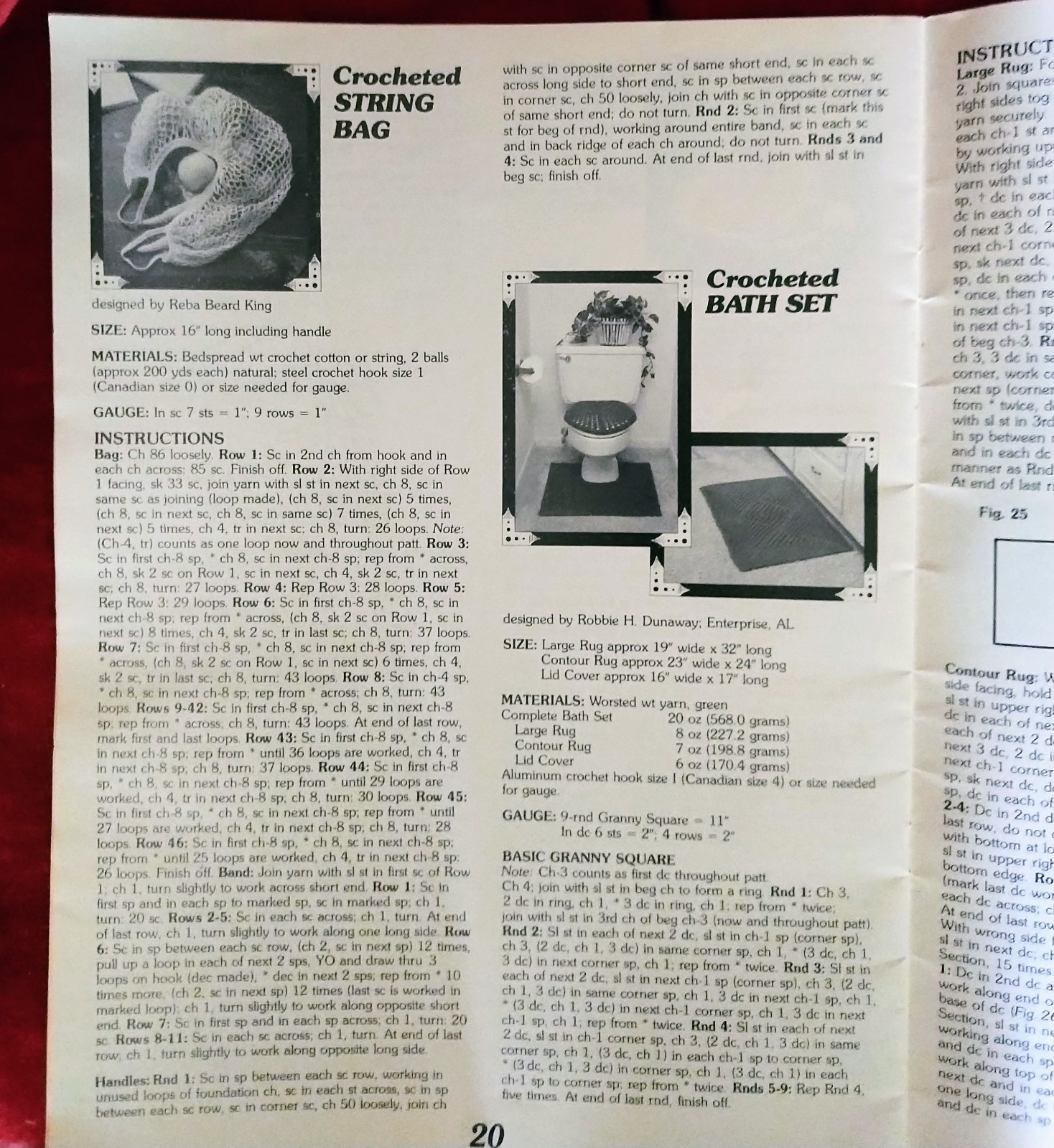 Needlework bazaar- a vintage book of crochet, needlepoint etc .First Ed. 1978