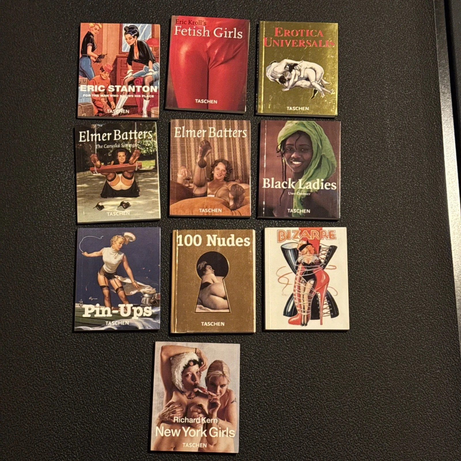 A Passion For Taschen Boxed Set of 10 Mini Books NEW sealed Erotica 1996