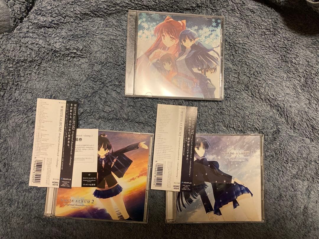 White Album2 OST 3-Disc Set Intro, Closing, Answer, Near Mint, Japan