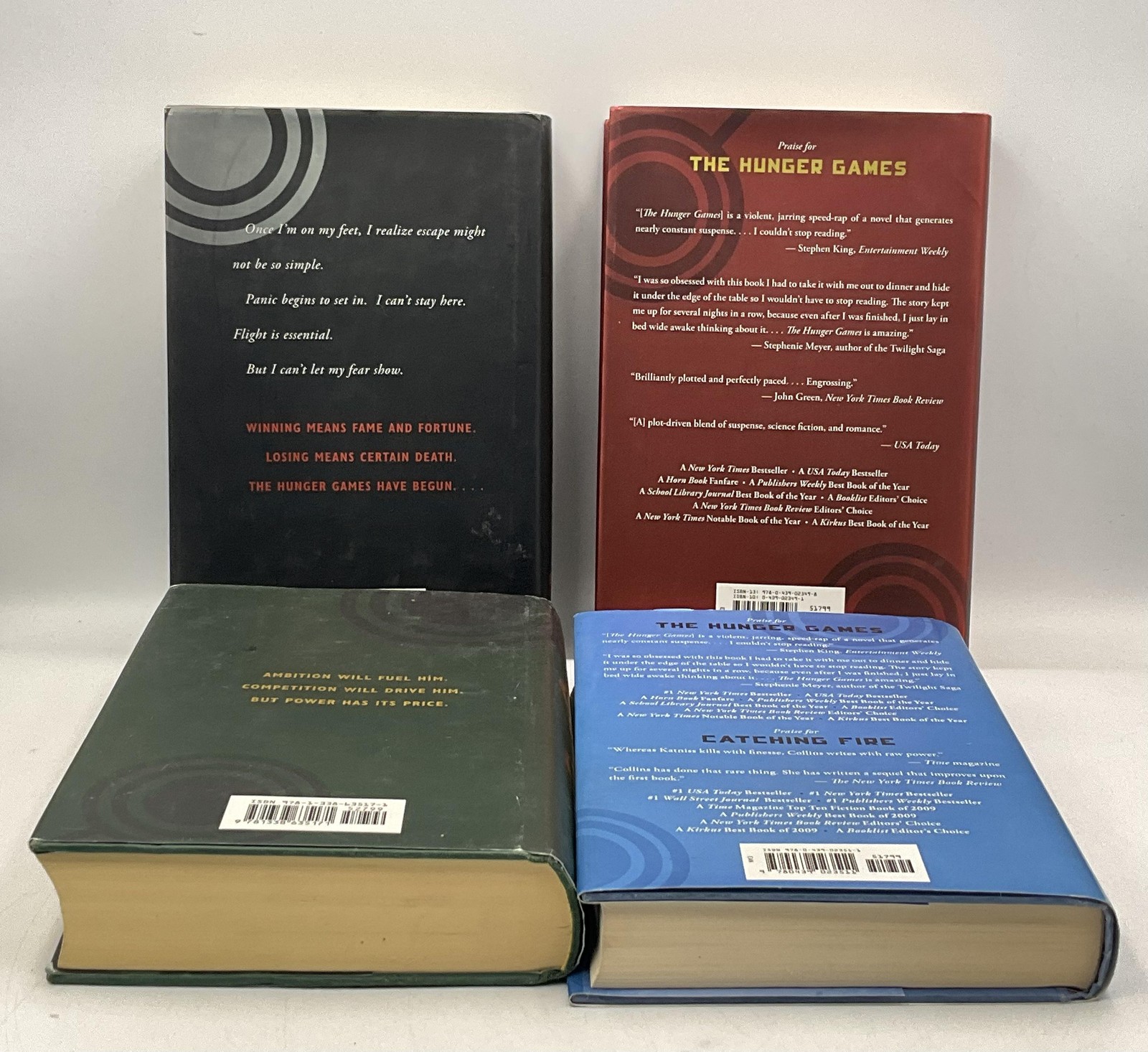 THE HUNGER GAMES 4-Book Set Suzanne Collins Hardcover HC