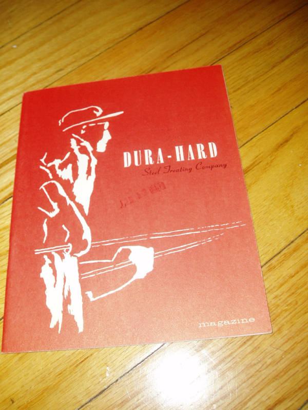 Dura-Hard Steel Treating Company Chicago 1960 Magazine