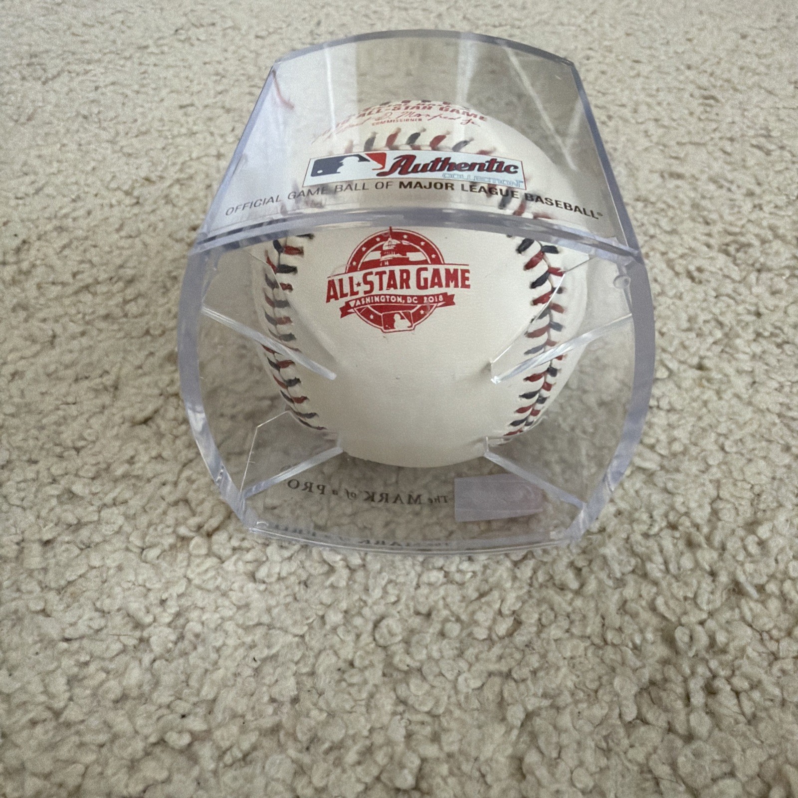 2018 All-Star Game Rawlings Official MLB Leather Game Baseball Robert Manfred –