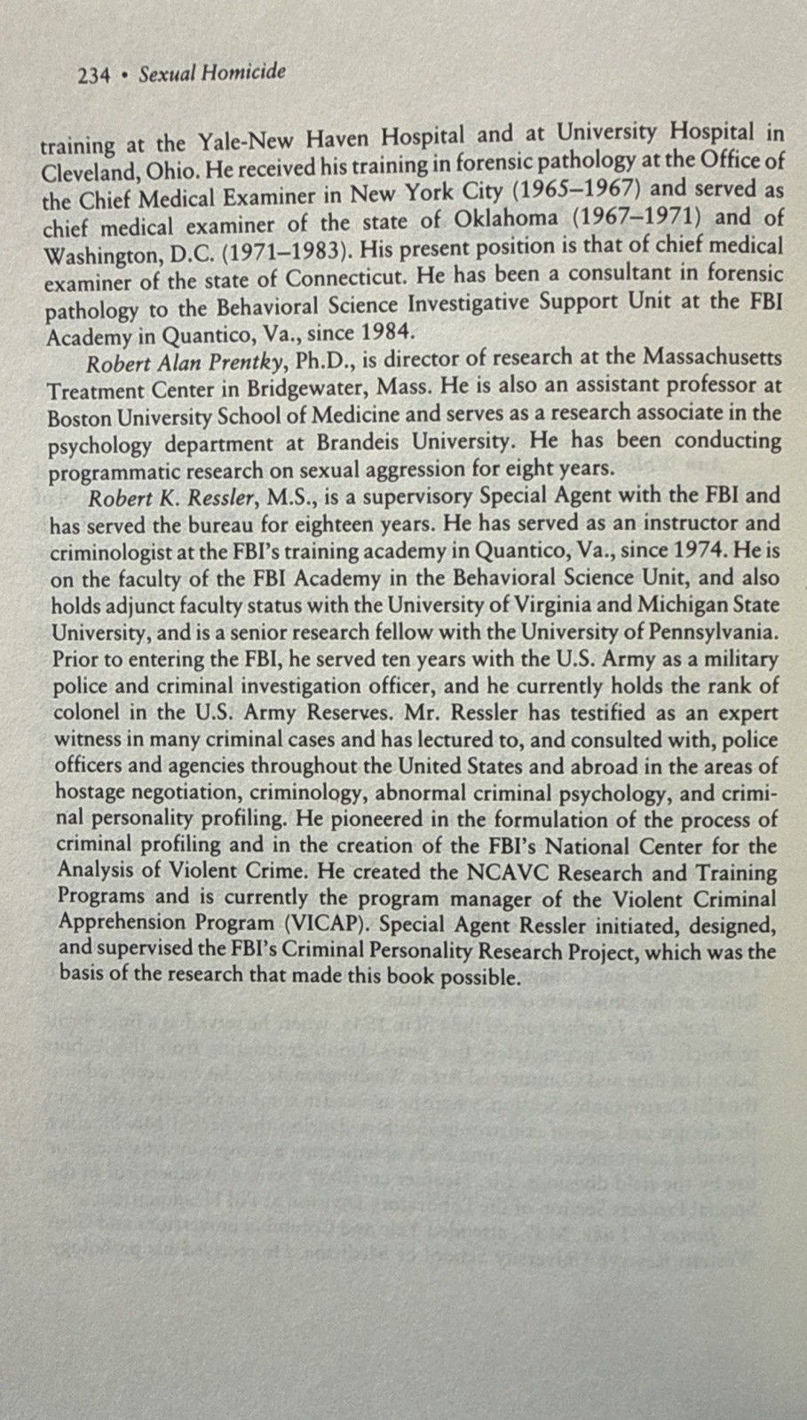 Sexual Homicide: Patterns and Motives By Realer, Burgess, Douglas, 1995, PB, V
