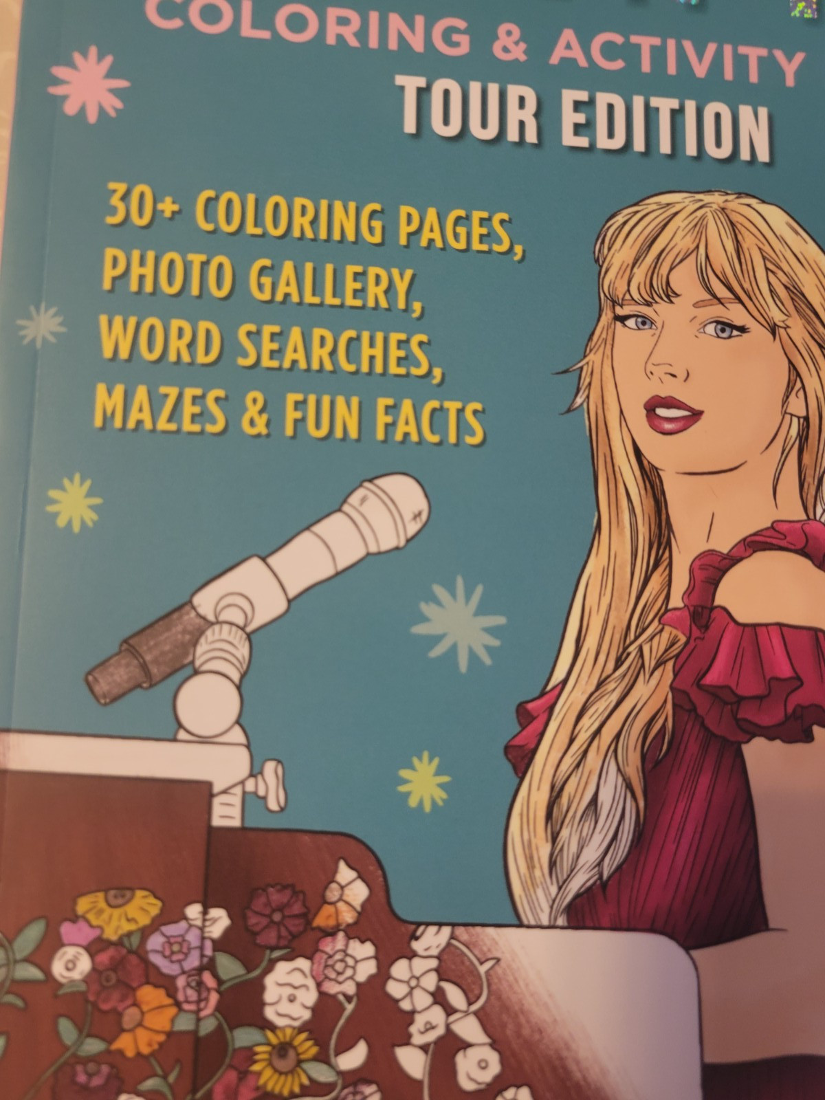TAYLOR SWIFT – Coloring & Activity Book Tour Edition – Photos-Games-Coloring-NEW