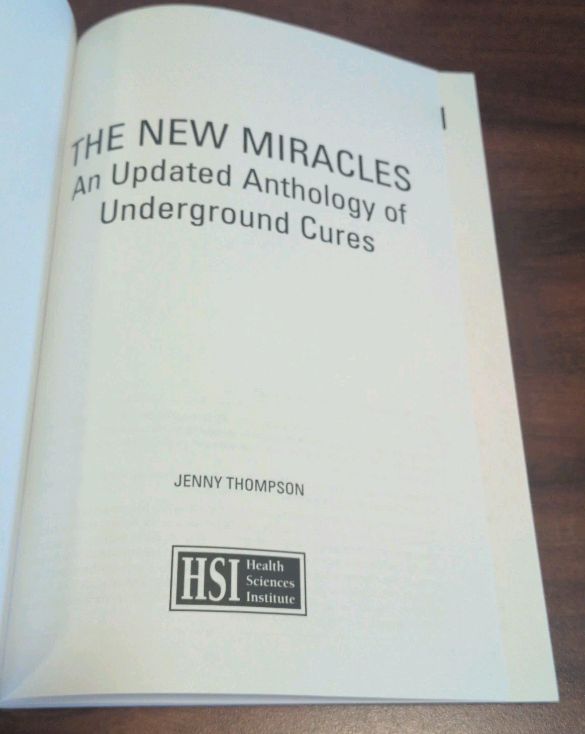 Miracles From The Vault: Anthology Of Underground Cures & New Miracles; Thompson