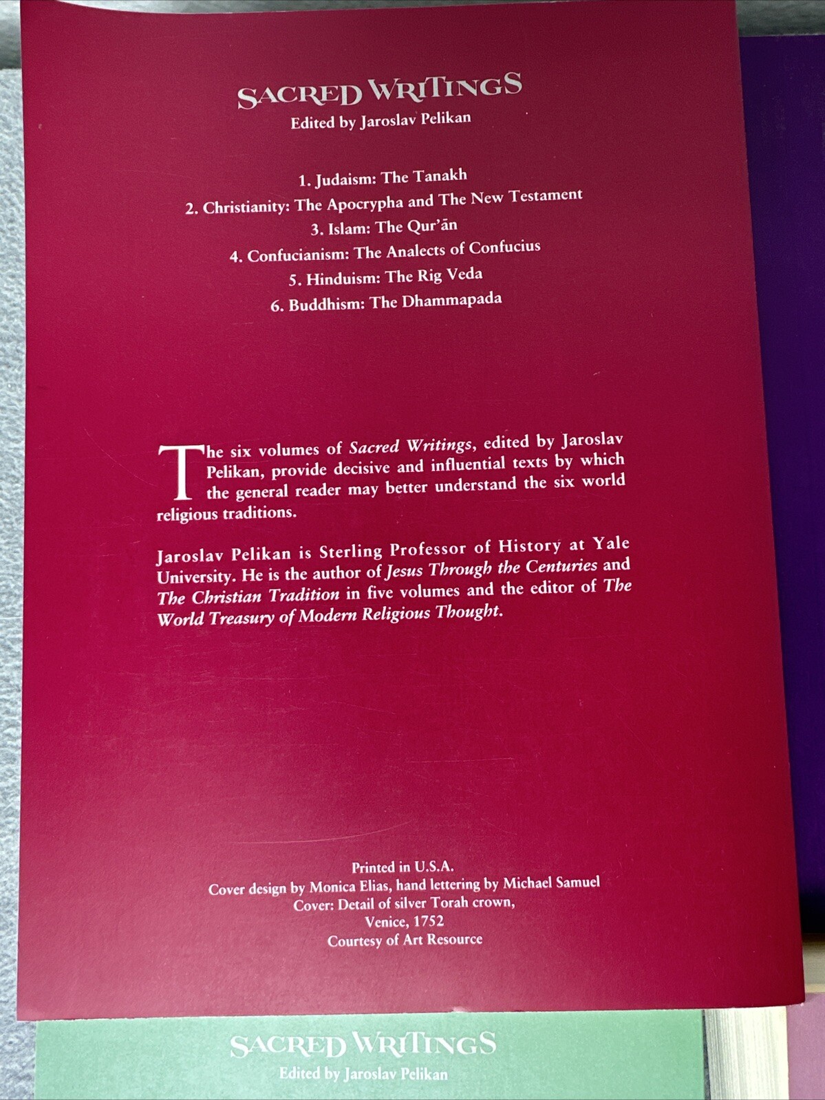 Sacred Writings: Six Volume Set (Volumes 1 through 6) Edited by Jaroslav Pelikan