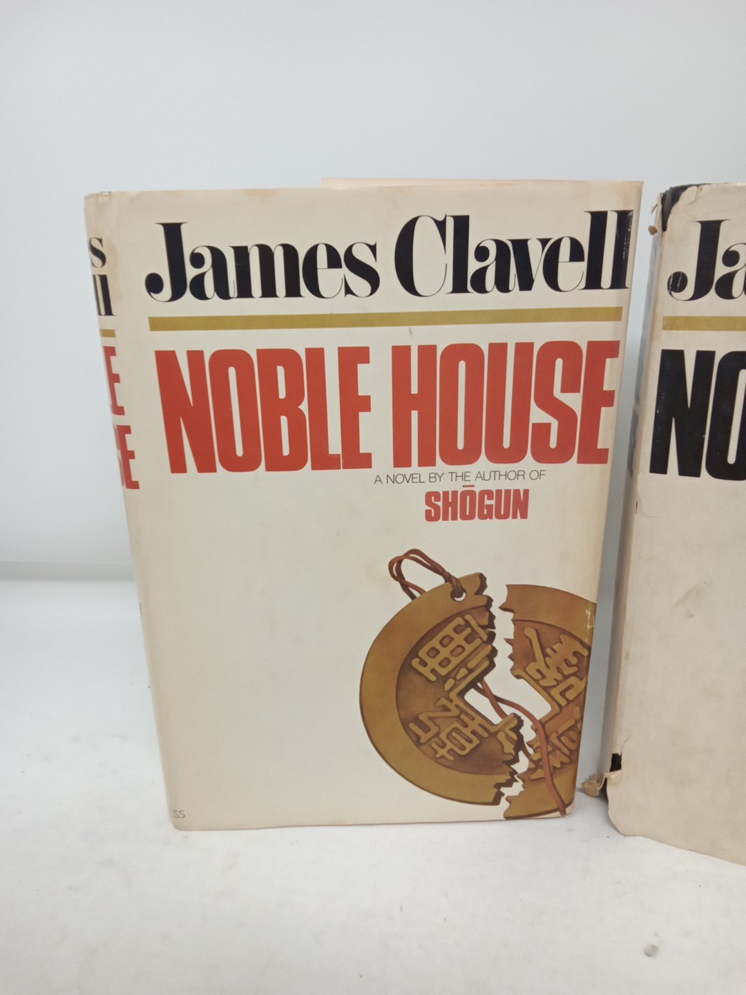 James Clavell Shogun 2 Noble House Hardcover Book Club Edition Volume 1 & 2 Lot
