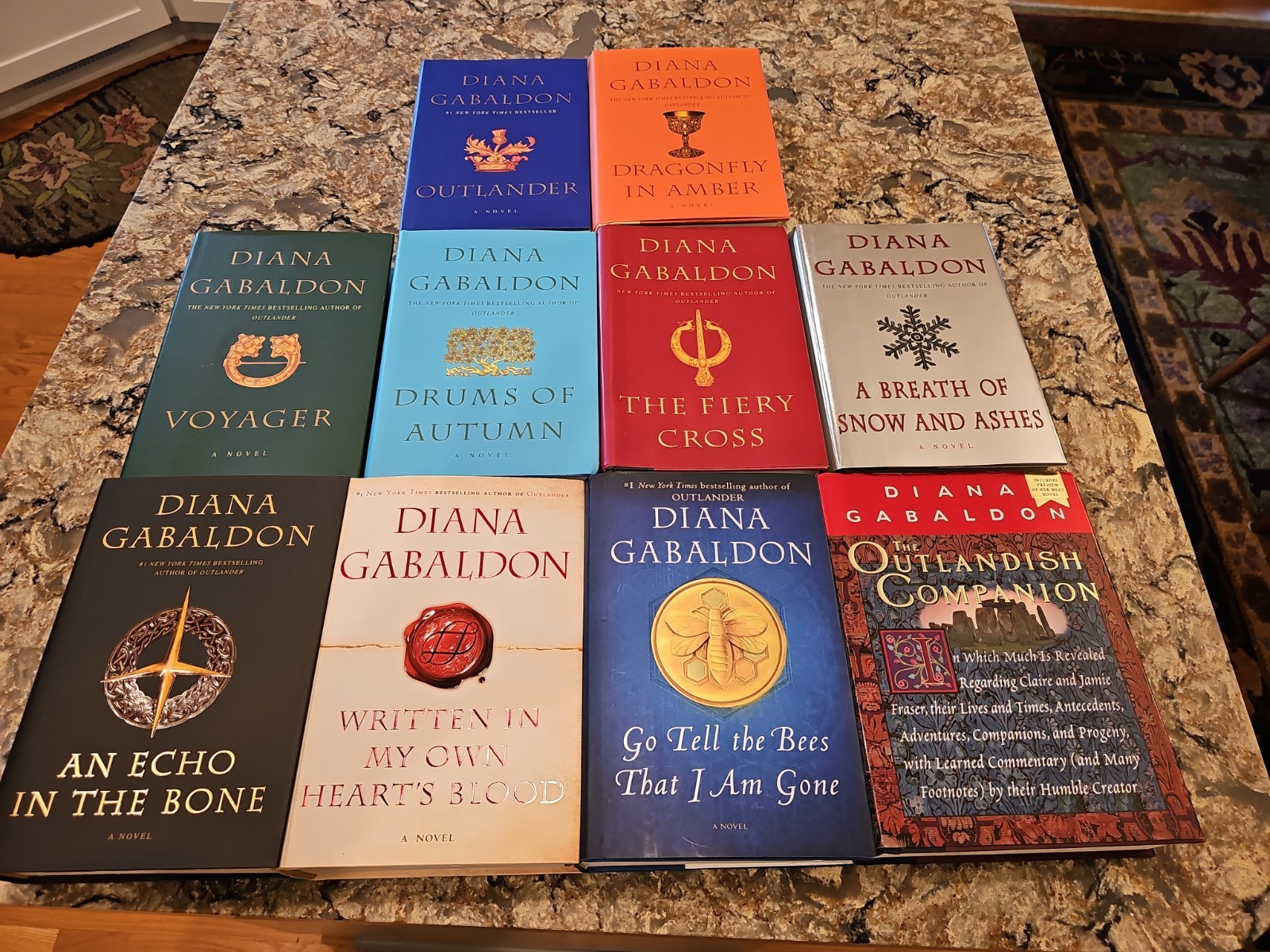 Diana Gabaldon Hardcover Outlander Series Nine Book Set Books 1-9 + Companion