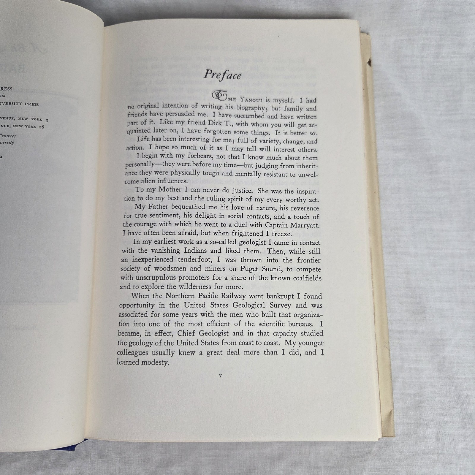 A Yanqui in Patagonia by Bailey Willis Hardcover Book Vintage Argentina Geology