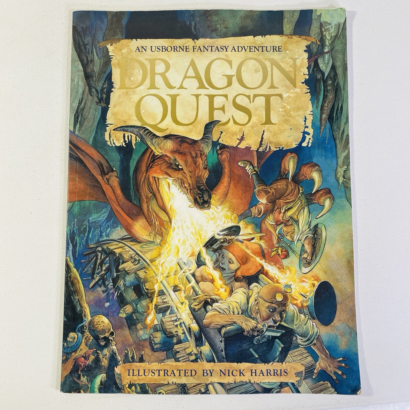 Dragon Quest by Andy Dixon LOT OF 2 w/ The Dragons are Singing Tonight PBs
