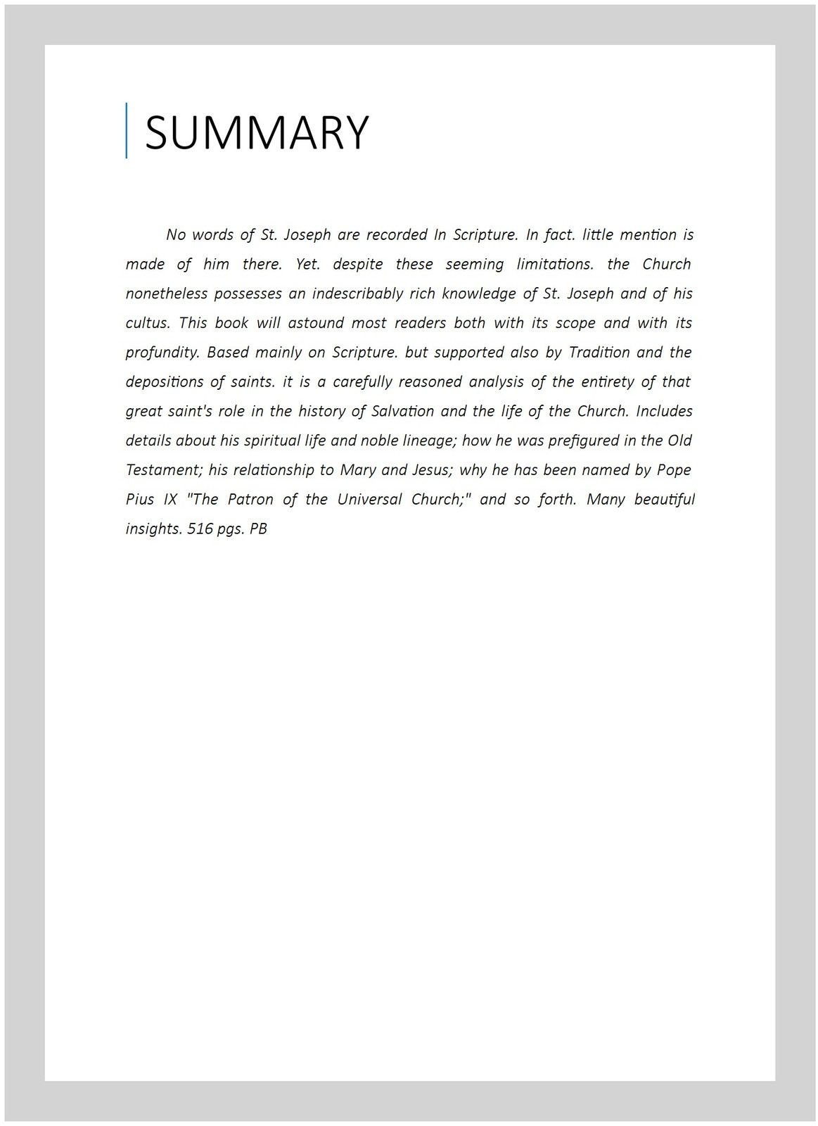 Life and Glories of St. Joseph, Paperback by Thompson, Edward Healy, Brand Ne…