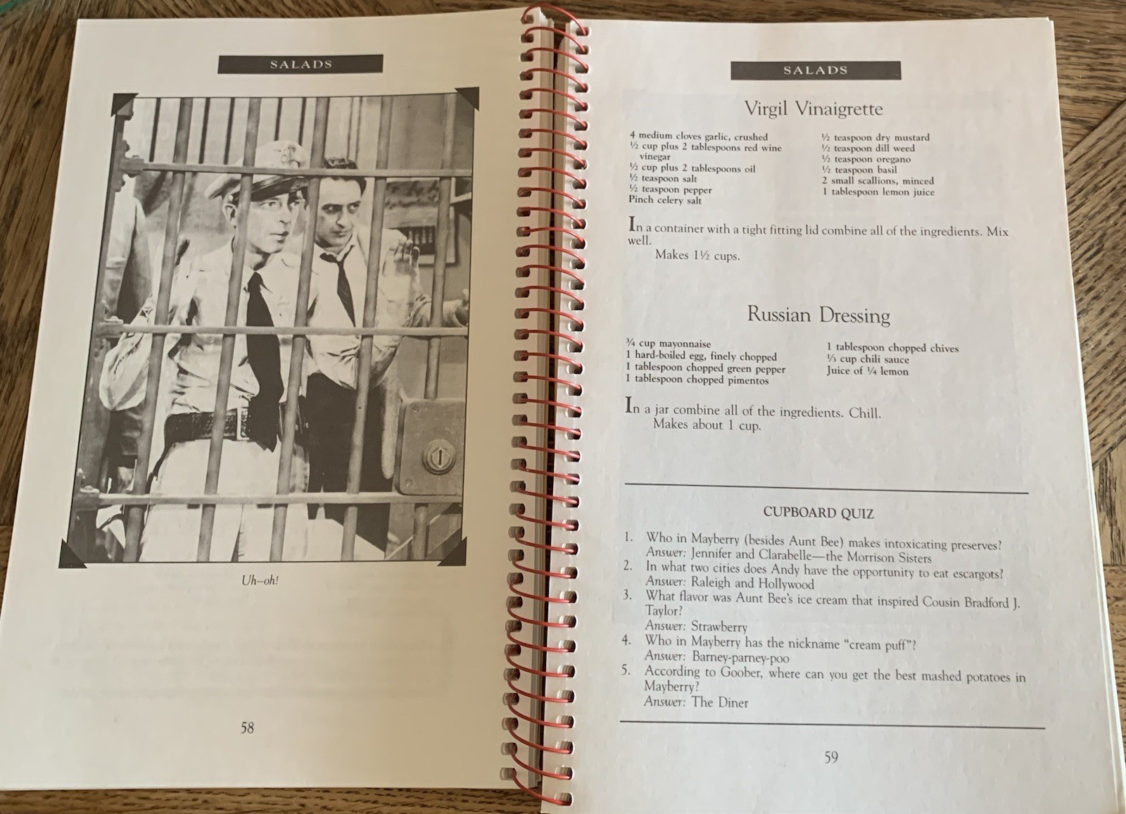 Aunt Bee’s Mayberry Cookbook – Spiral-bound By Ken Beck – GOOD