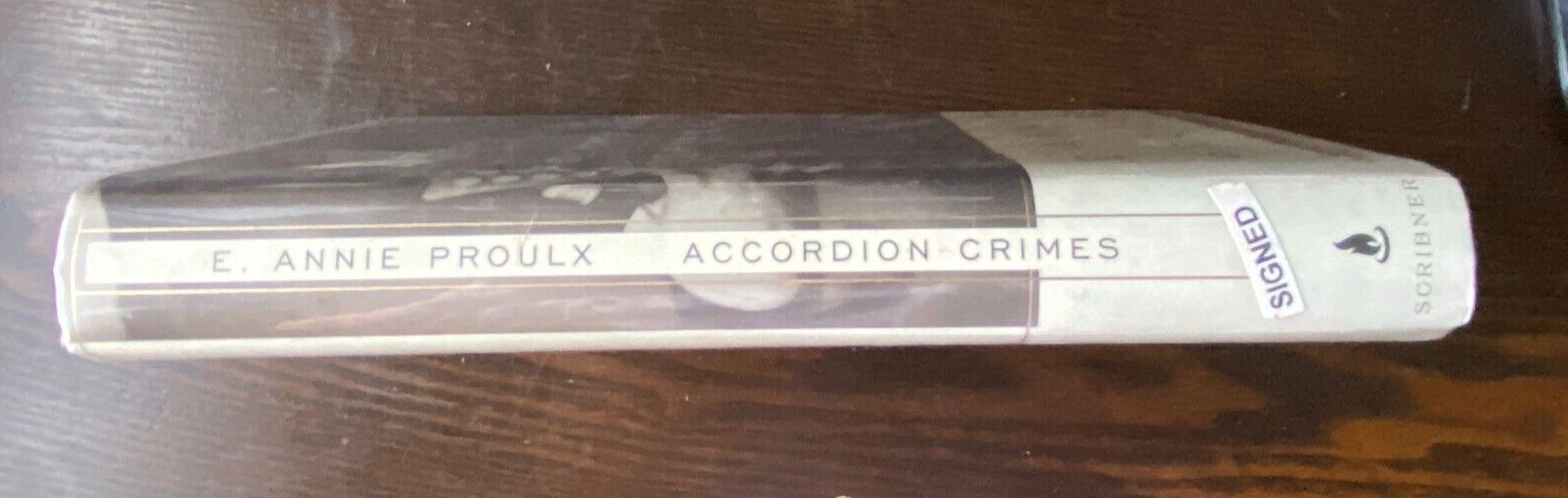 ACCORDION CRIMES E. Annie Proulx VG+ HC and DJ 1st/1st Signed; Pulitzer Prize