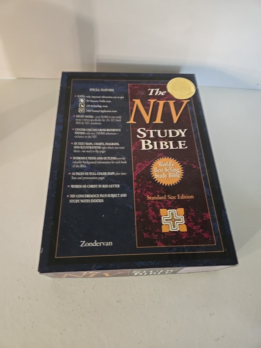 NIV Study Bible by Donald Burdick (1995, Hardcover)