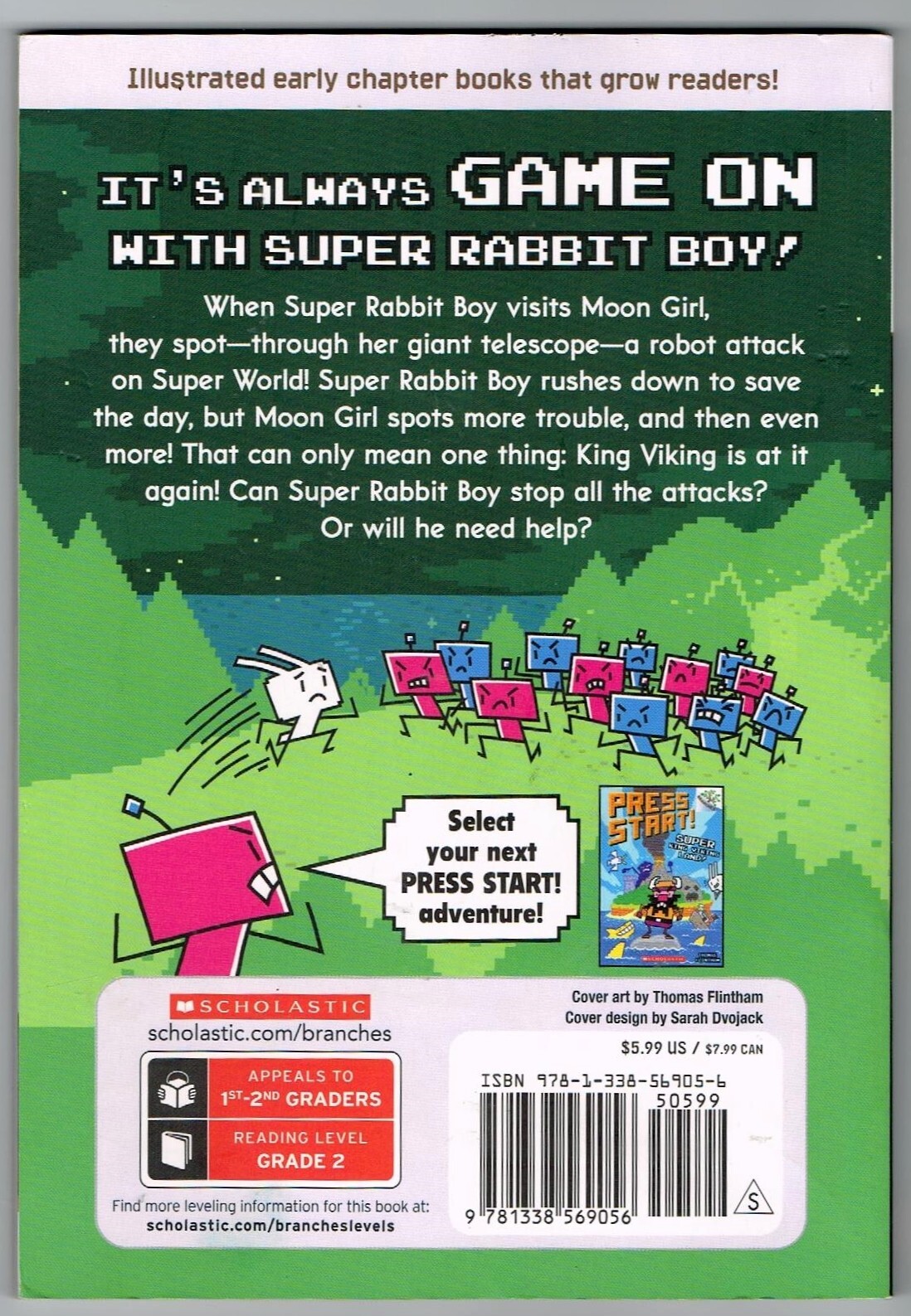 Super Rabbit Boy World!: A Branches Book (Press Start! #12)