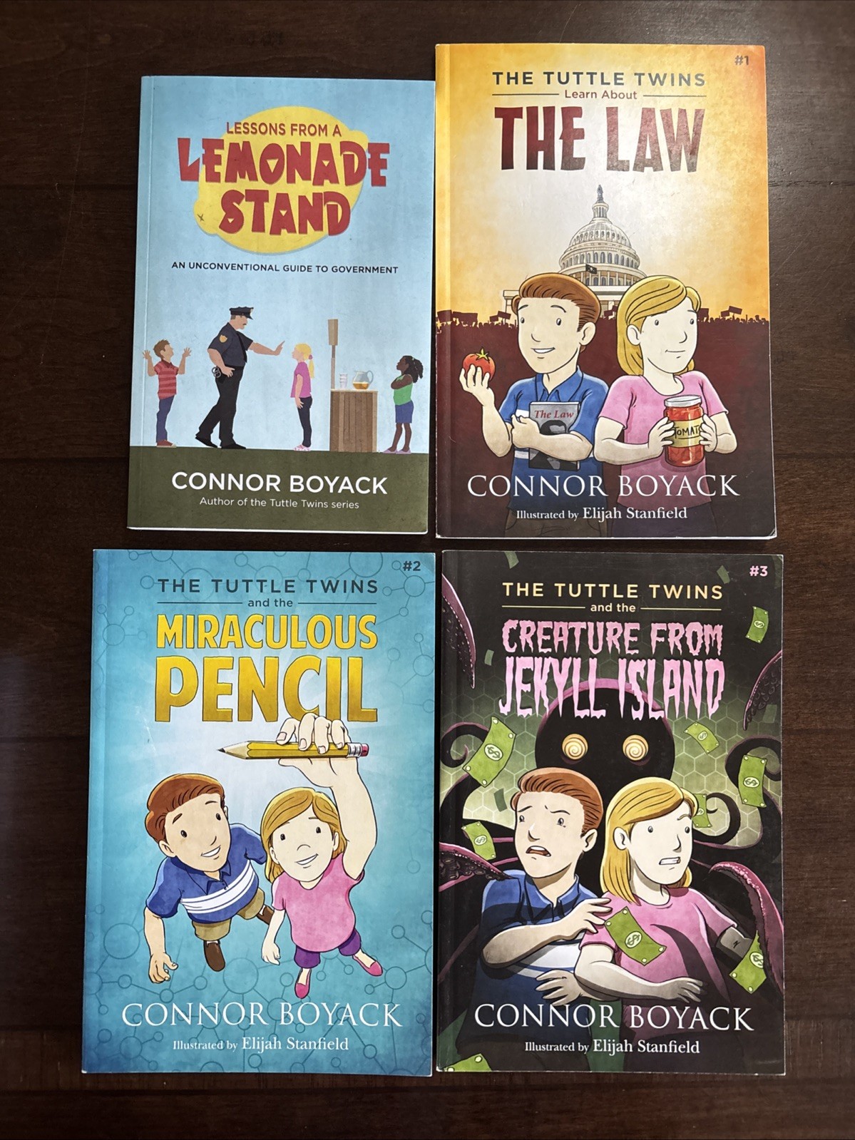 Lot 12 Tuttle Twins Vol. 1-11 + Lemonade Stand Connor Boyack Paperback Most VG