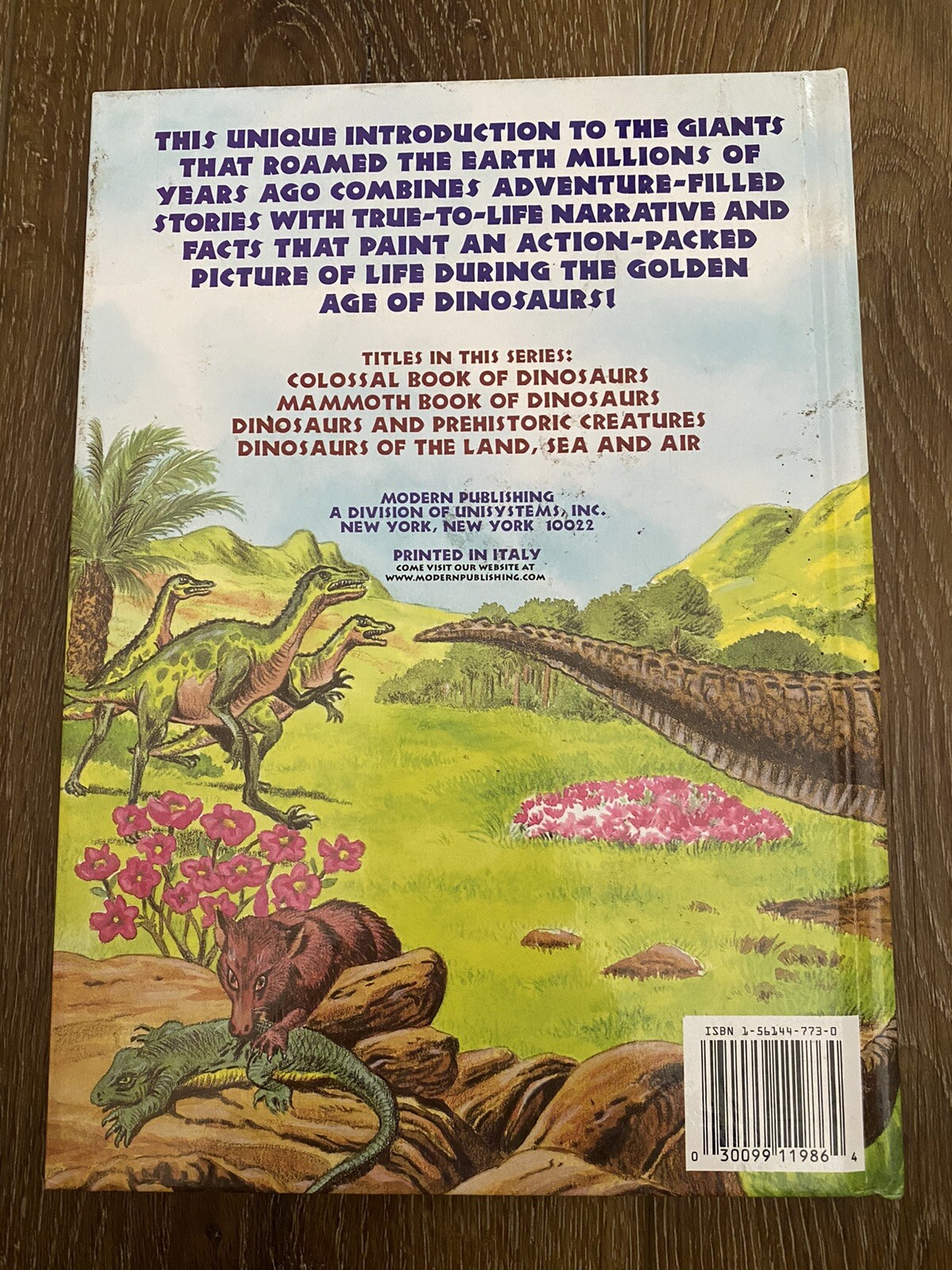Vintage 2000 Dinosaurs And Prehistoric Creatures Education Learning Book
