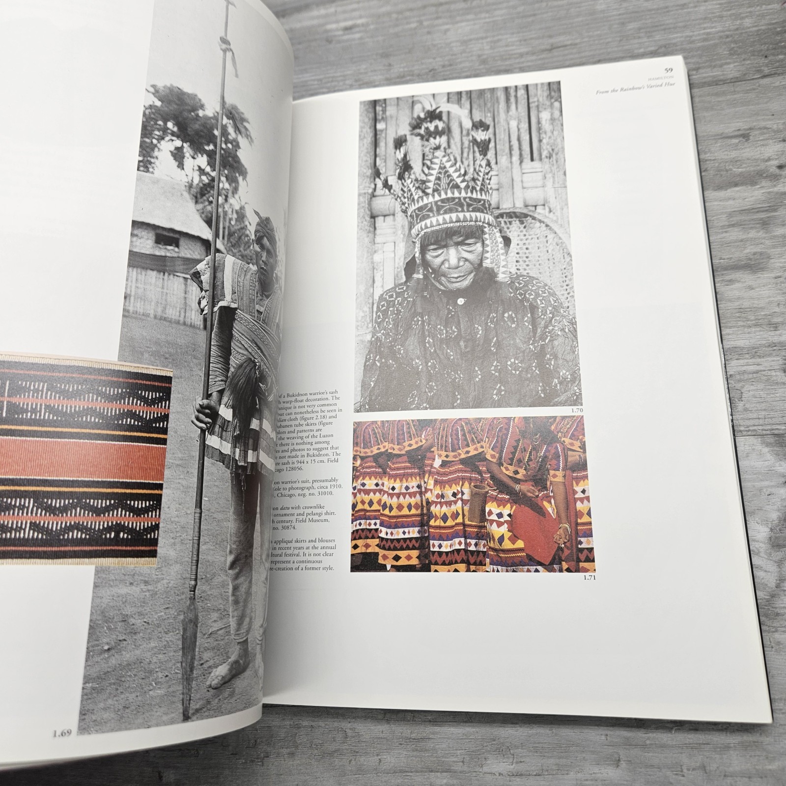 From Rainbow’s Varied Hue: Textiles of Southern Philippines By Hamilton 1998 Oop